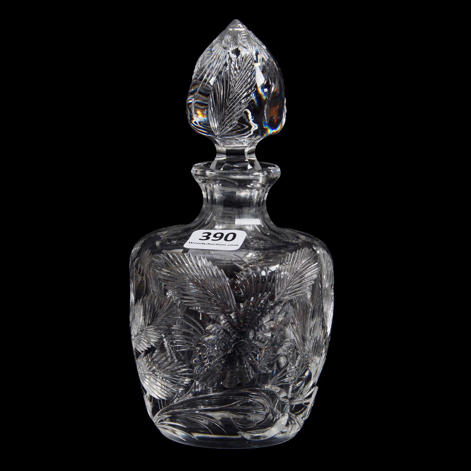 Cologne Bottle, ABCG, Signed Hawkes Gravic Glass (1 of 3)