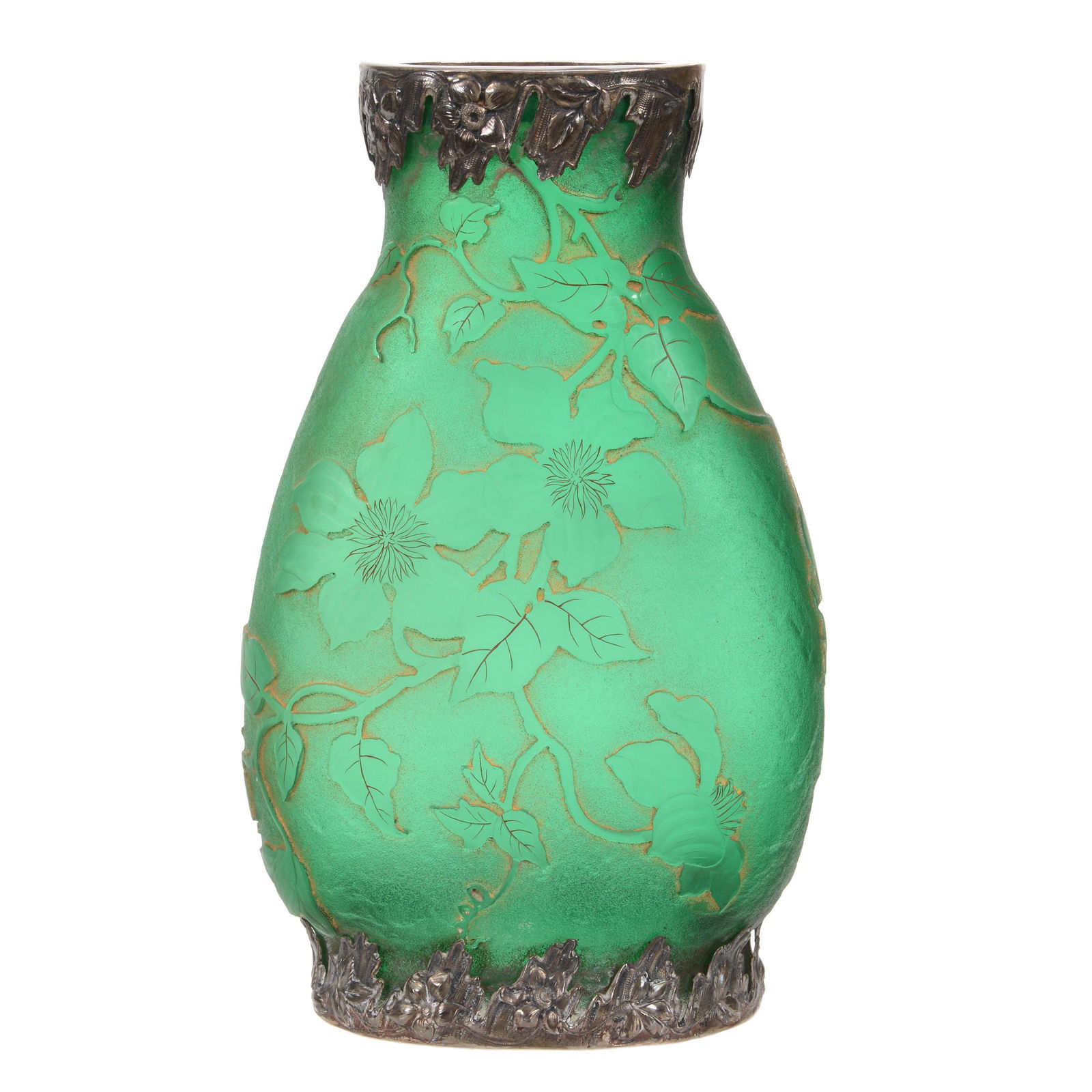 Vase Signed Daum Nancy French Cameo Art Glass (1 of 3)