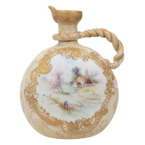 Ewer/Jug Marked Crown Milano #504 Art Glass