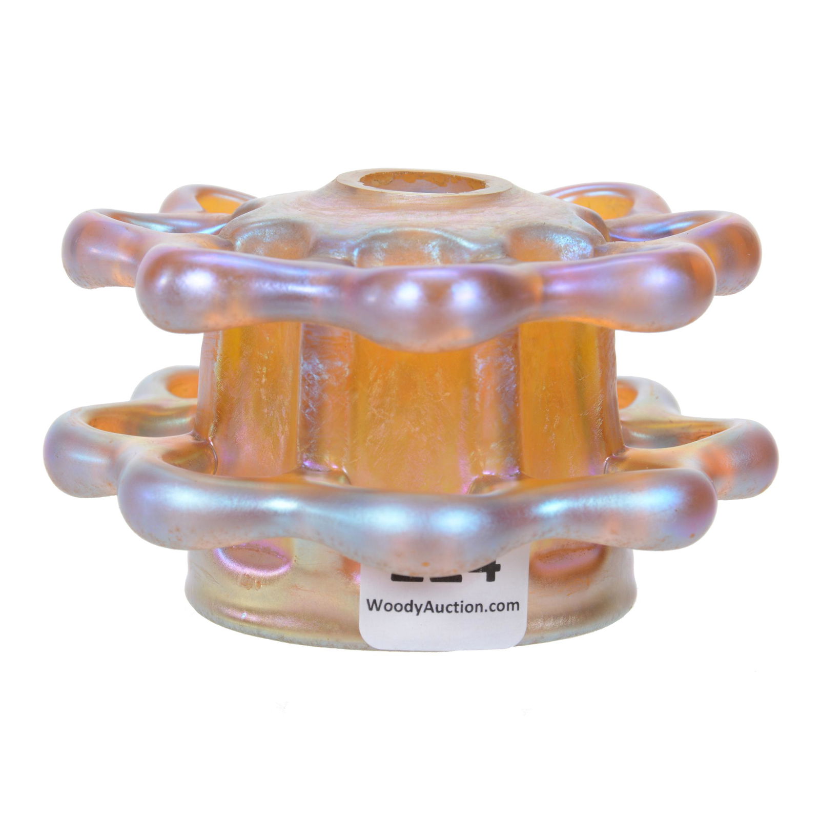 Flower Frog Signed "LCT-Favrile 6" Art Glass (1 of 5)