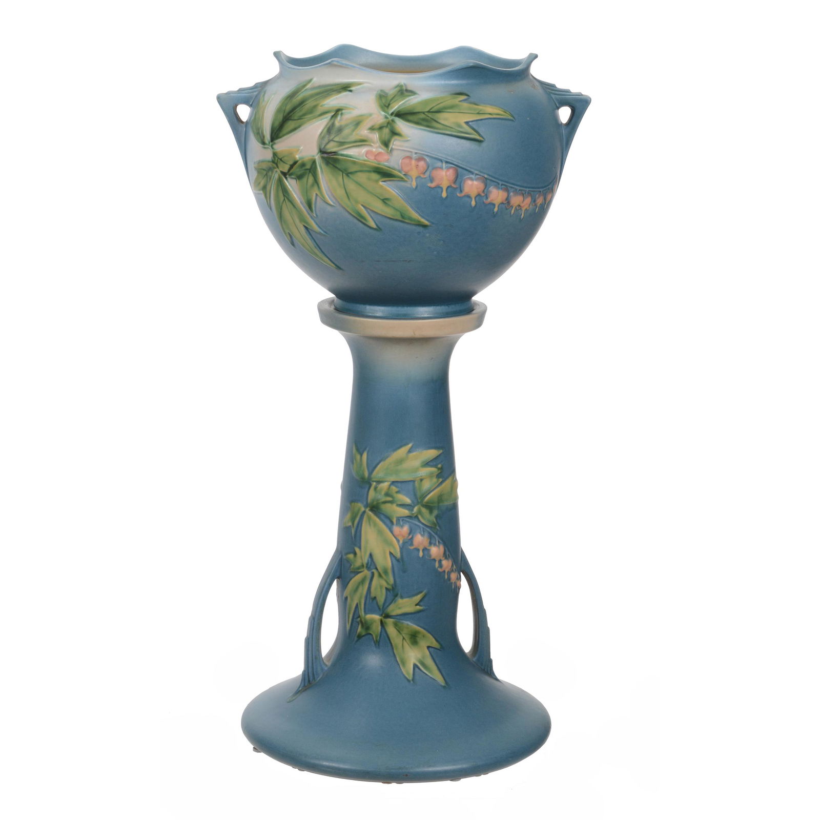 Jardiniere, Roseville Art Pottery, Bleeding Heart (1 of 3)