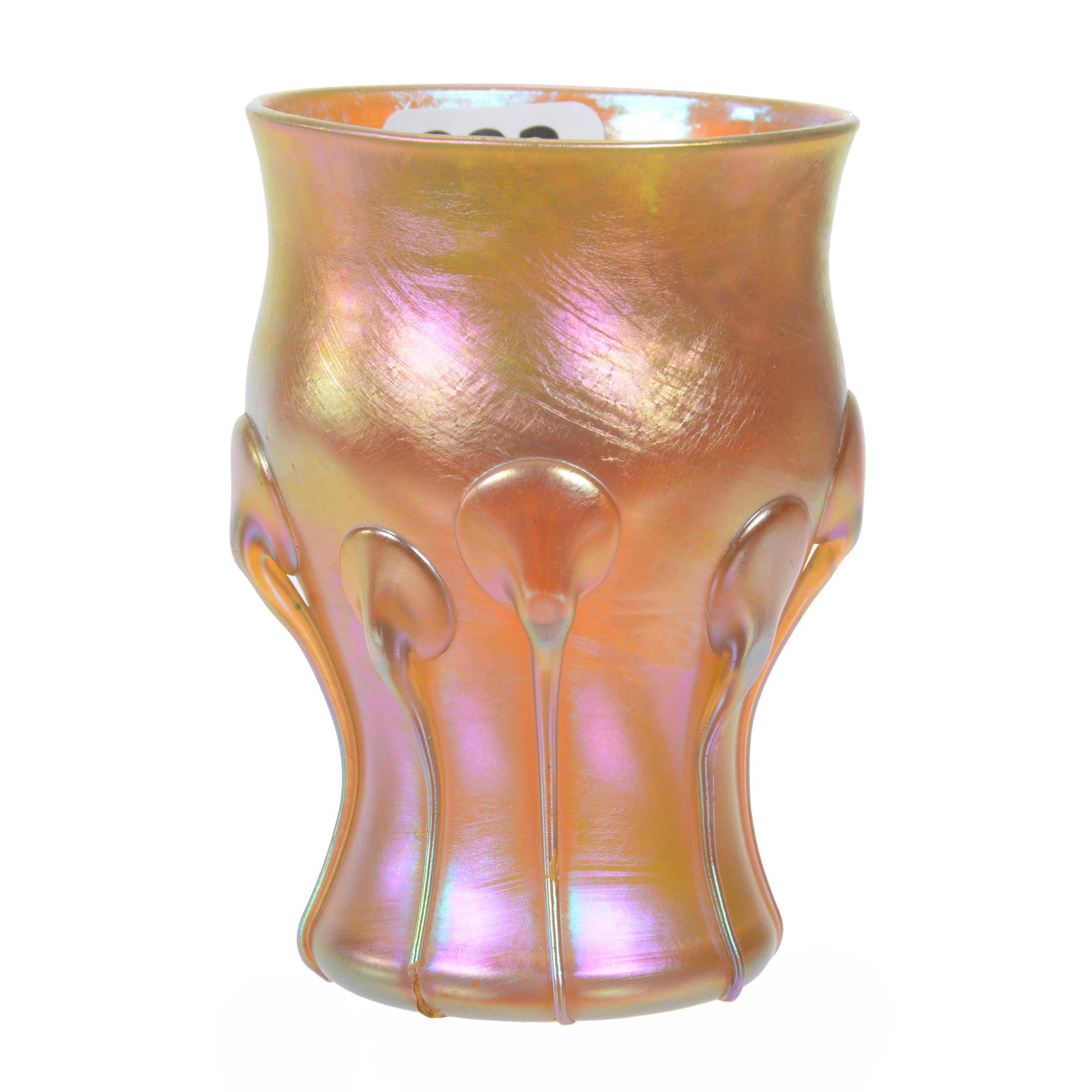 Vase Signed "LCT N8205" Art Glass (1 of 3)