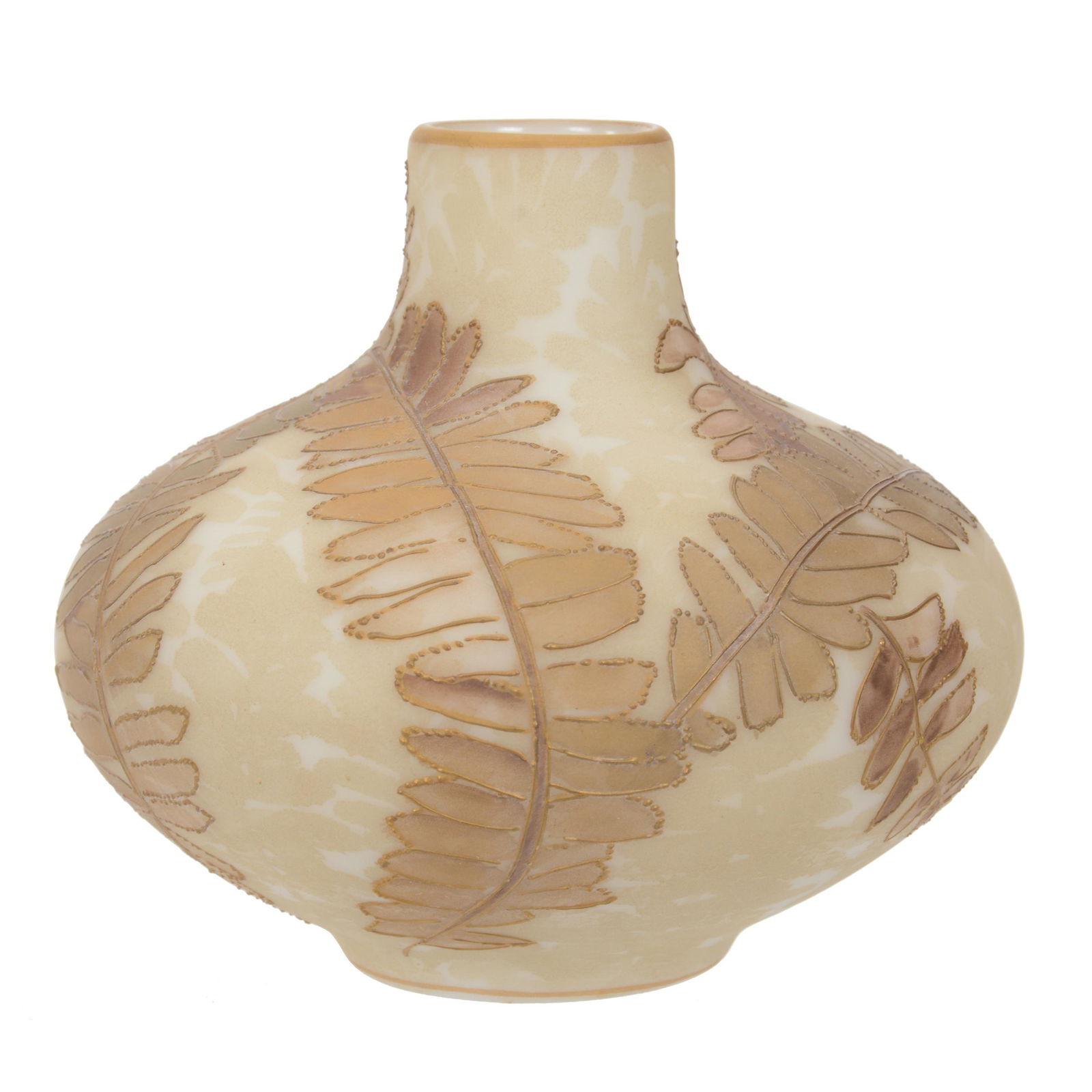 Vase, Unmarked Mt. Washington Crown Milano (1 of 3)