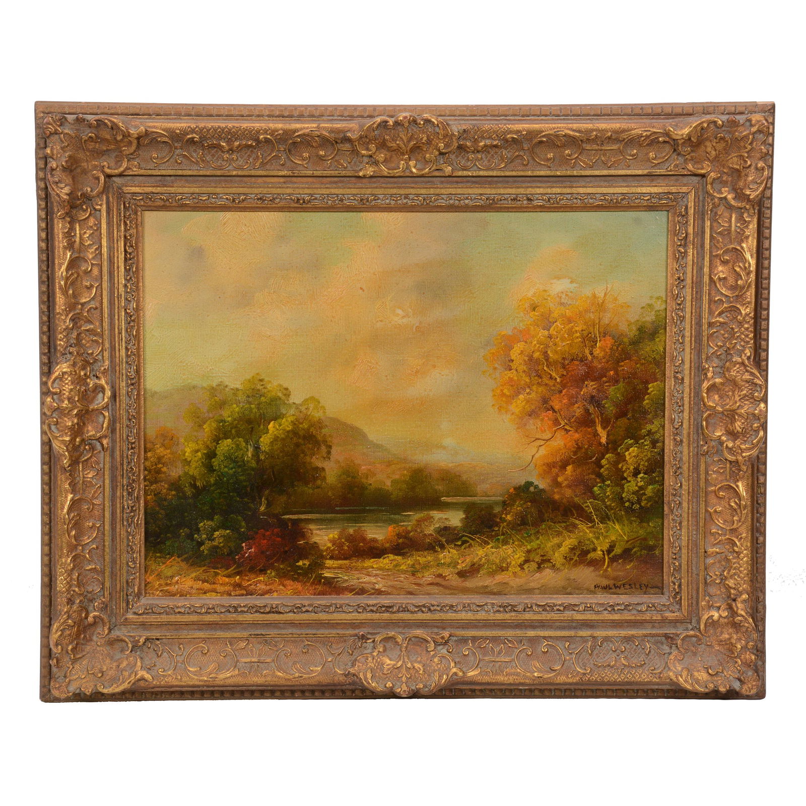 Oil On Board Signed Paul Wesley (1881-1978) (1 of 3)