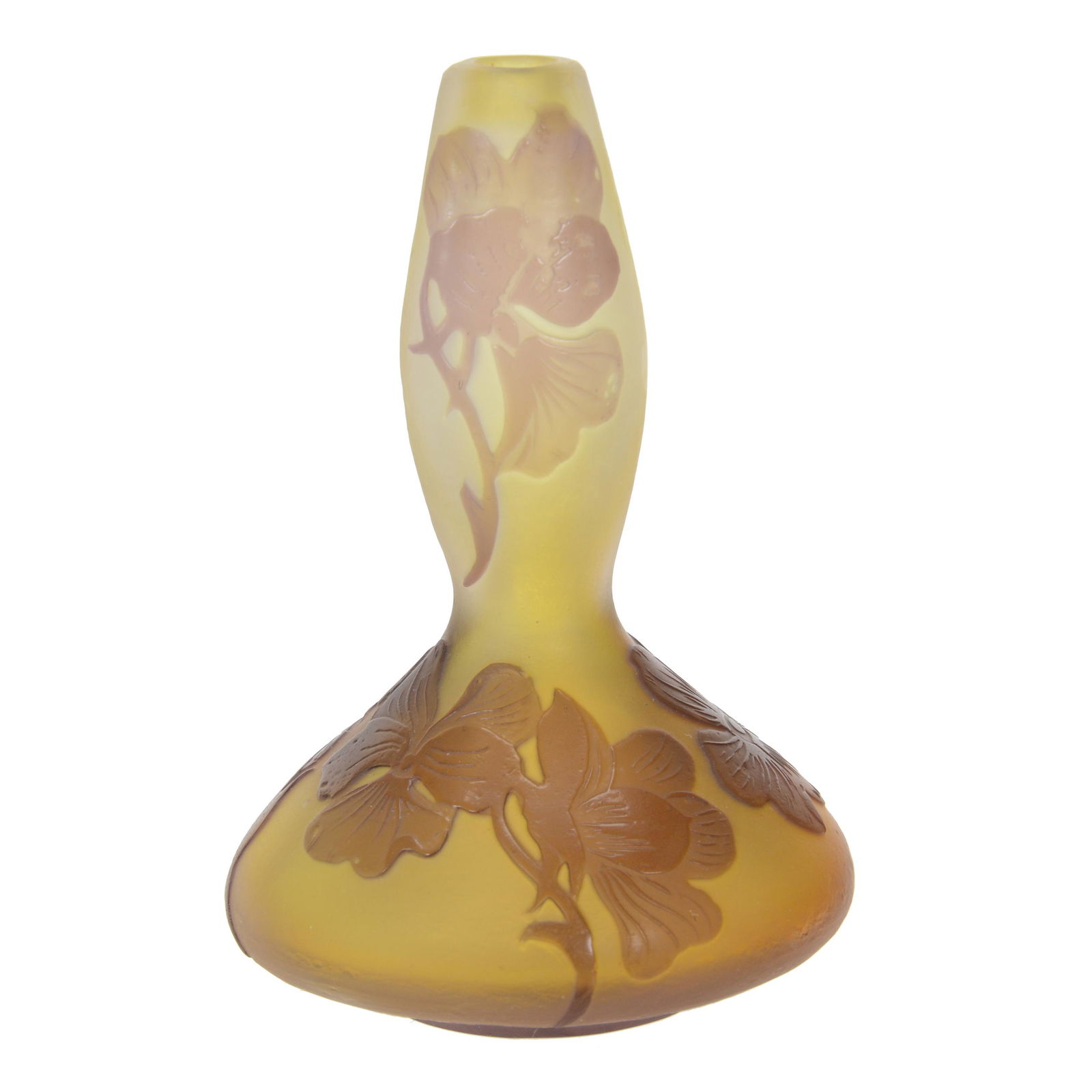 Vase Signed Galle French Cameo Art Glass (1 of 4)