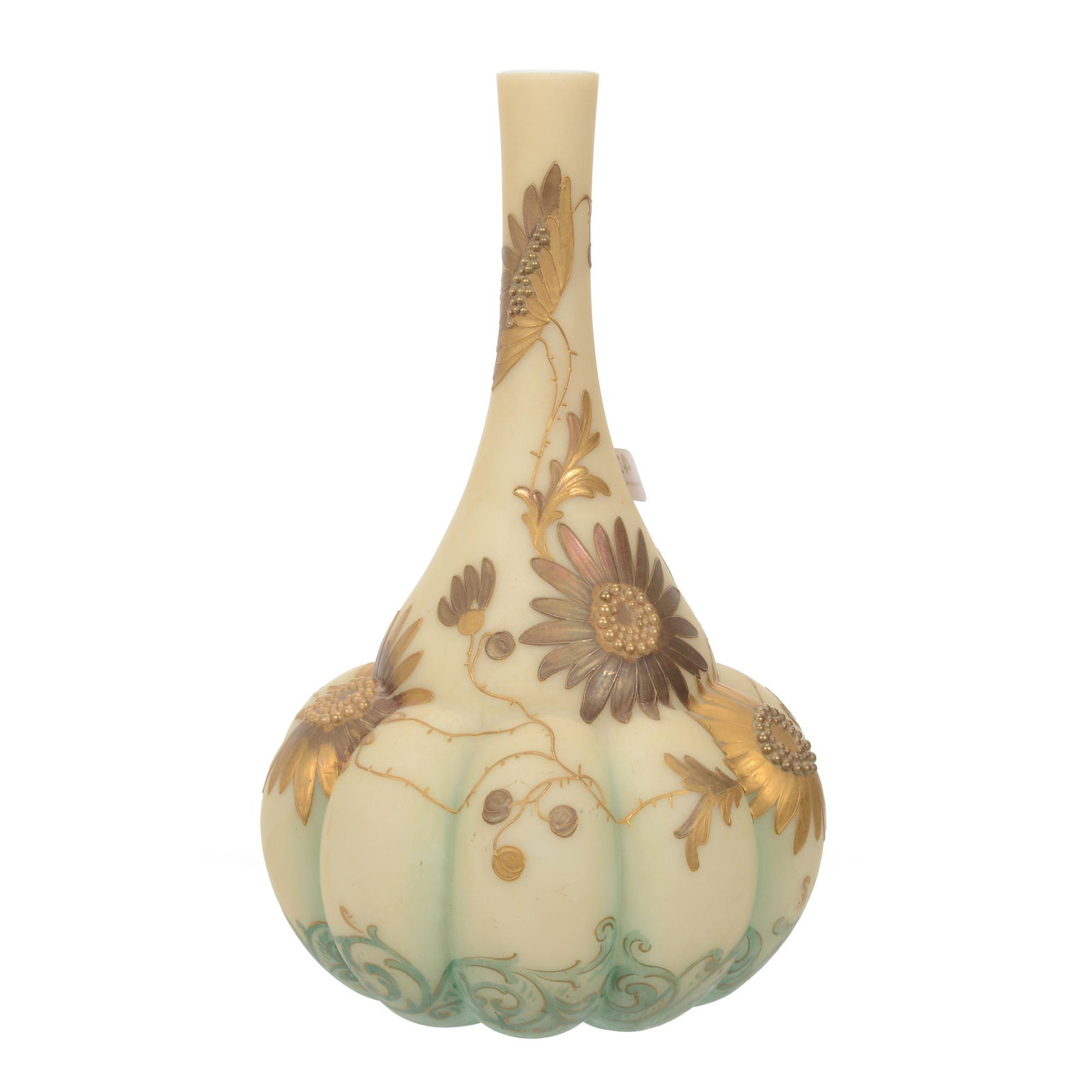 Vase Marked "Crown Milano 590" Art Glass (1 of 3)