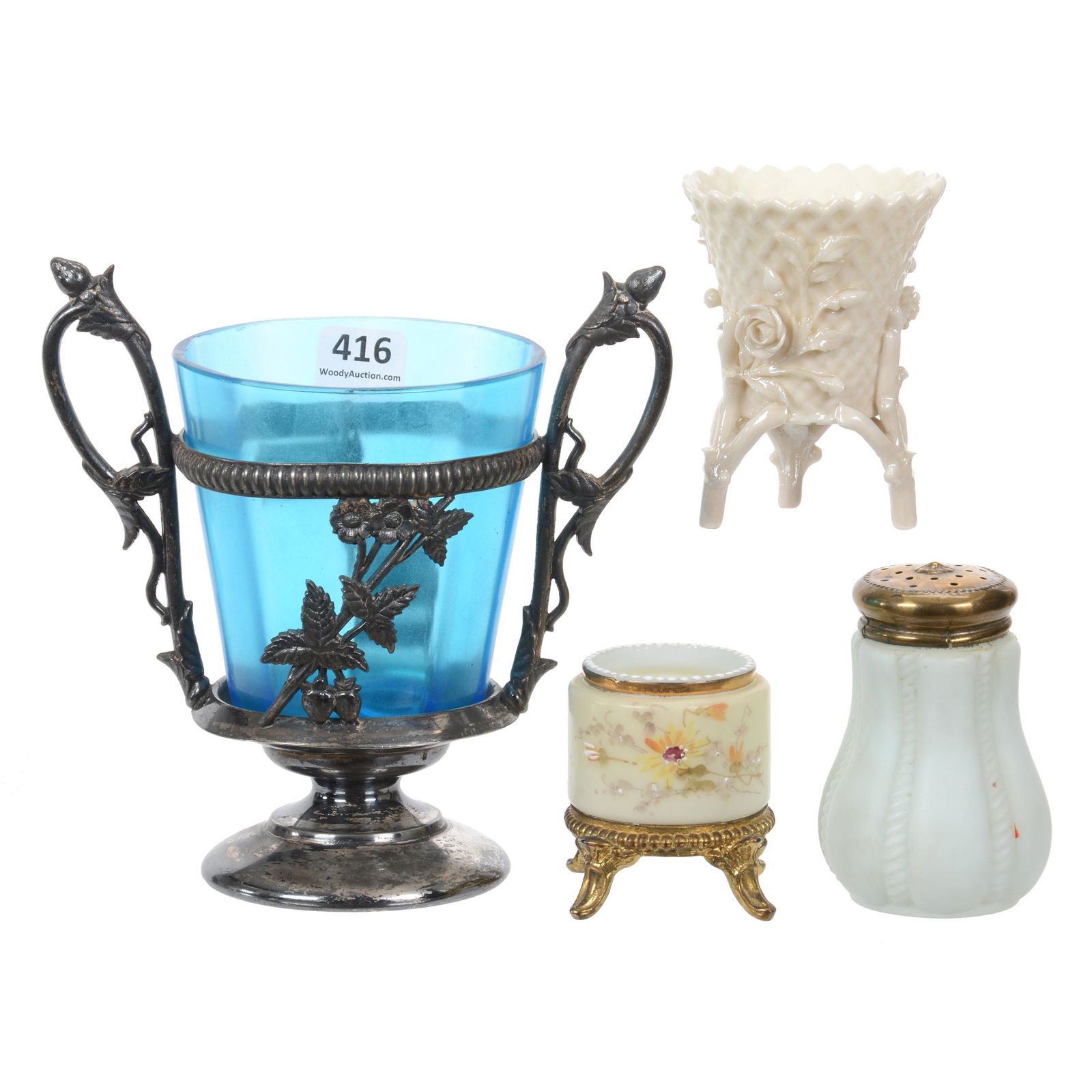 (4) Assorted Art Glass Items (1 of 4)