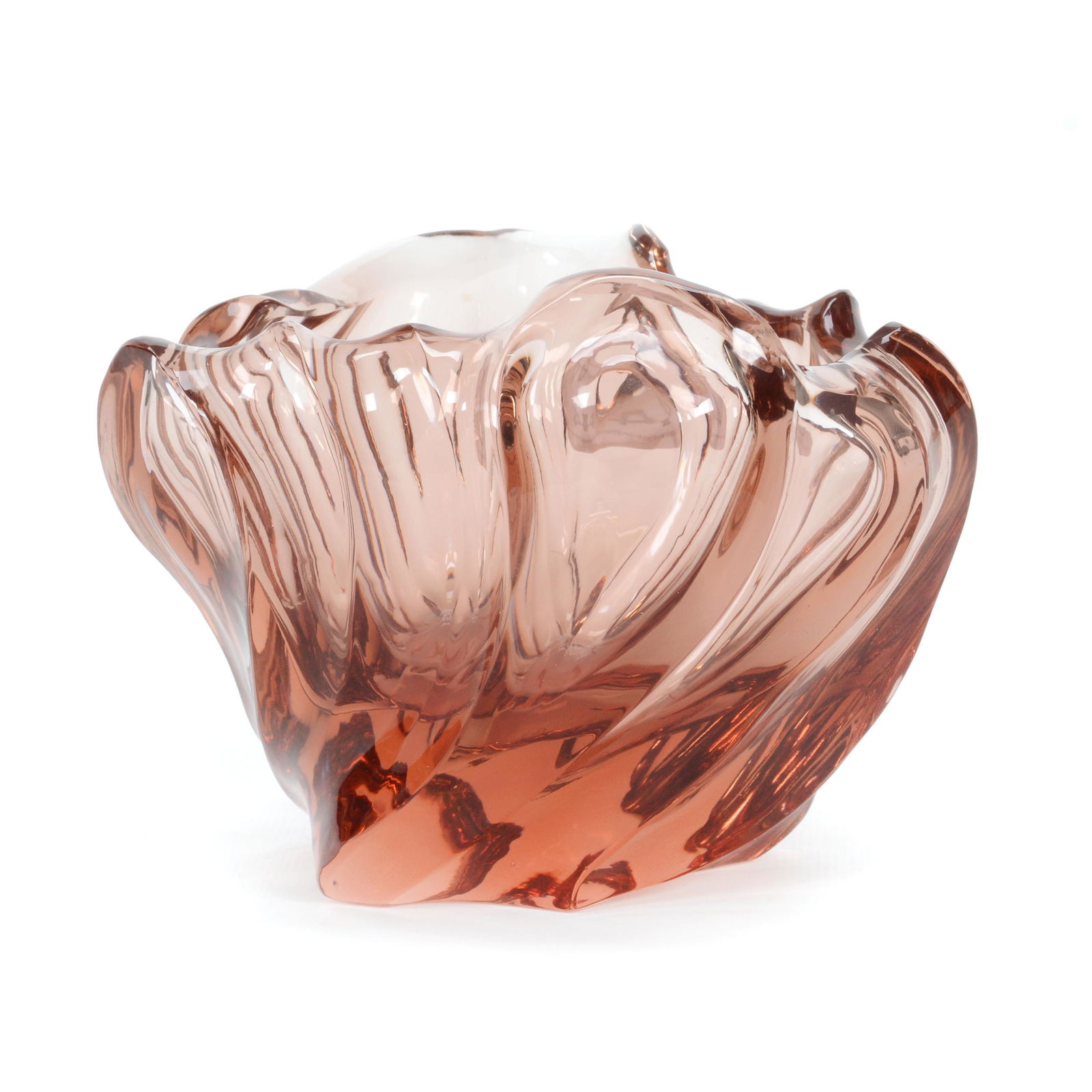 Vase, Free Form Signed Moser Karlovy Vary (Karlsbad) (1 of 3)