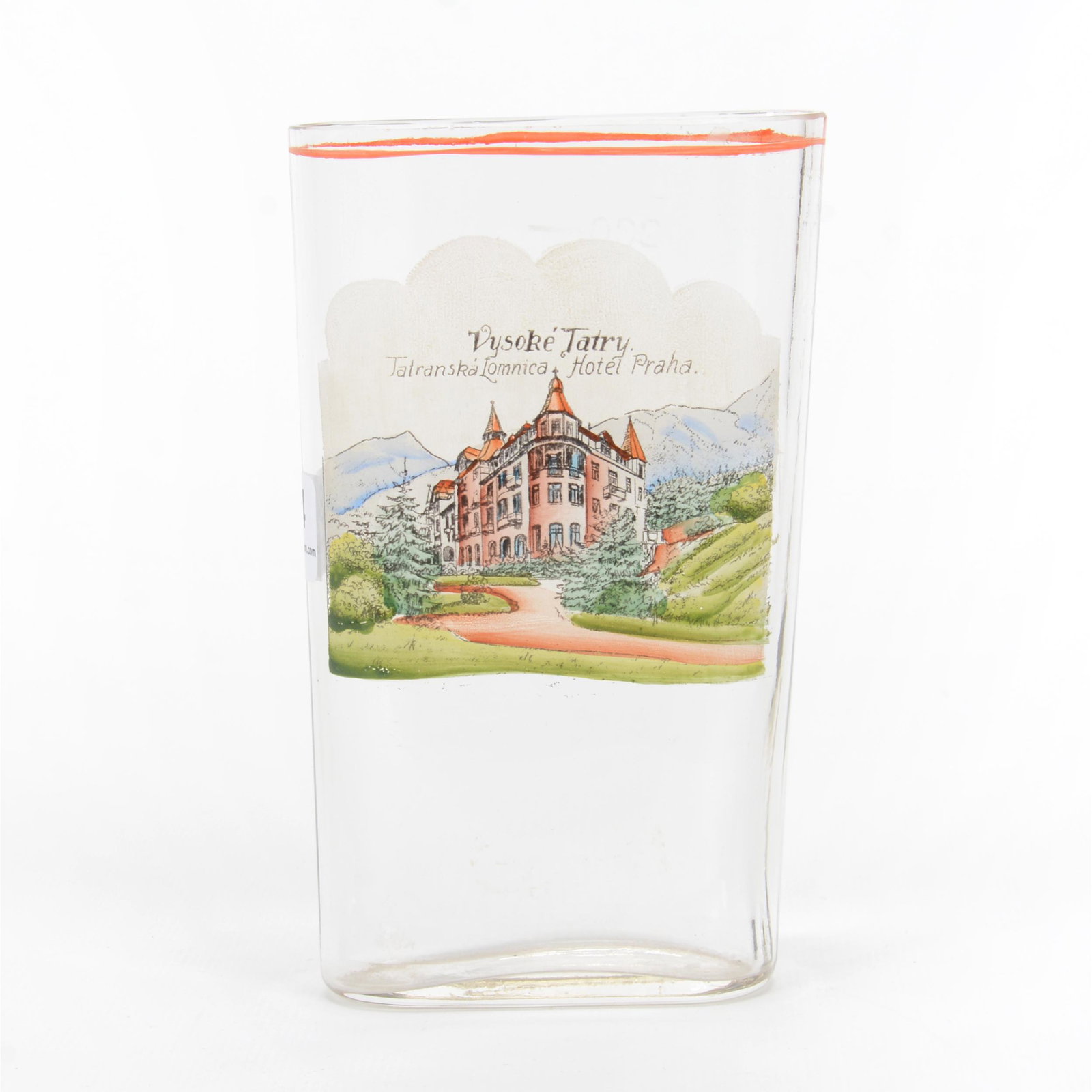 Spa Cup, Bohemian Clear Crystal Souvenir (1 of 2)
