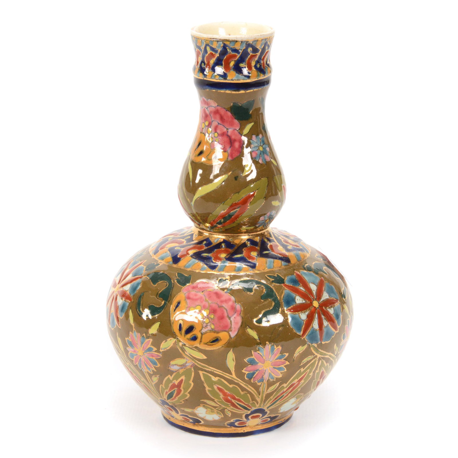 Vase Marked Fischer Hungary Art Pottery (1 of 2)