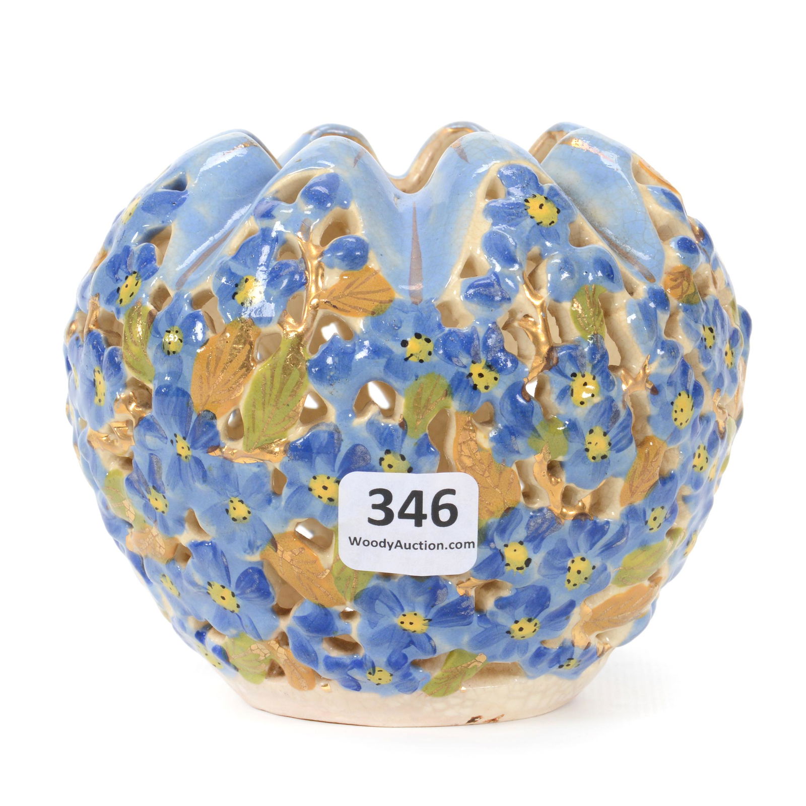 Rose Bowl Marked Fischer Hungarian Art Pottery (1 of 3)