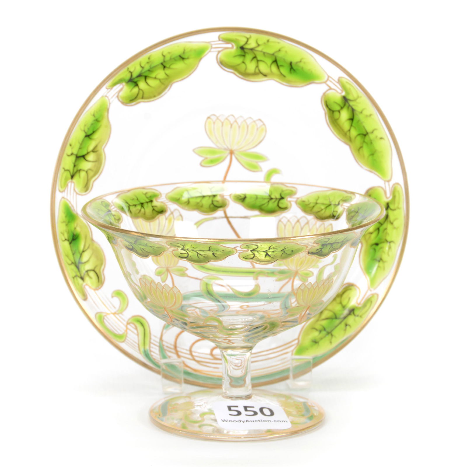 Sherbet/Underplate, Clear Bohemian Crystal (1 of 3)