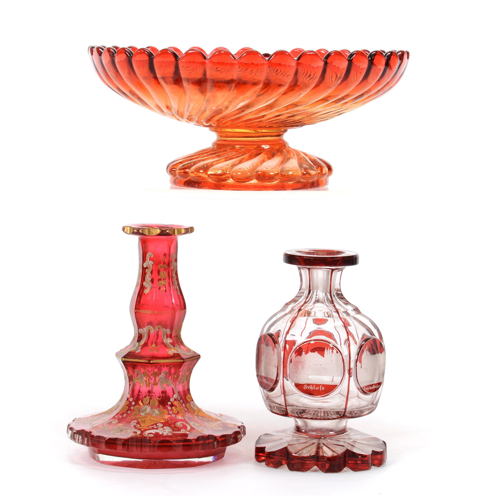 (3) Art Glass Items (1 of 6)