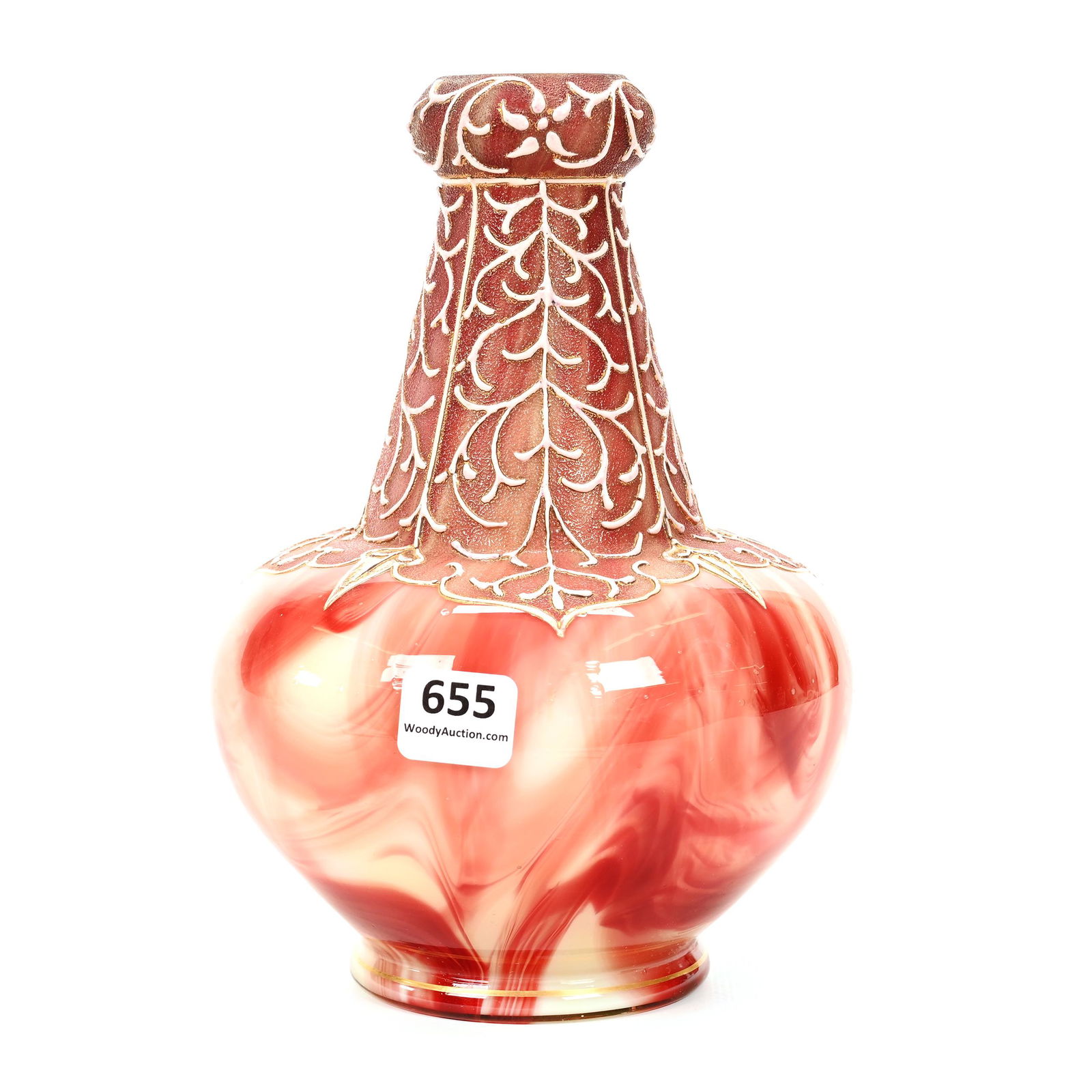 Vase, Onyx Pattern By Loetz Art Glass (1 of 3)