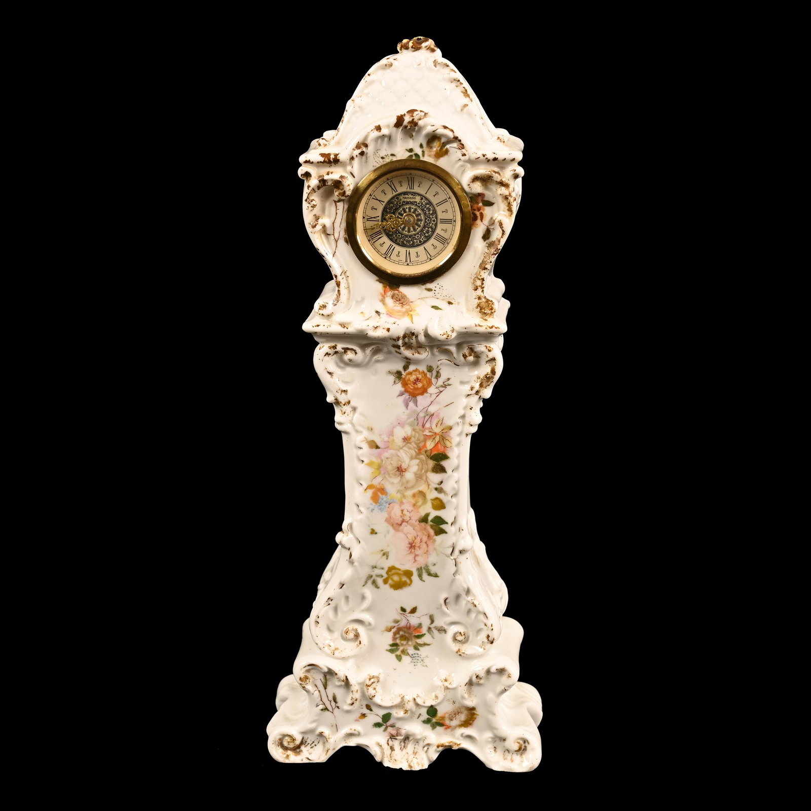 Clock, Unmarked Prussia Style Tall Case (1 of 5)