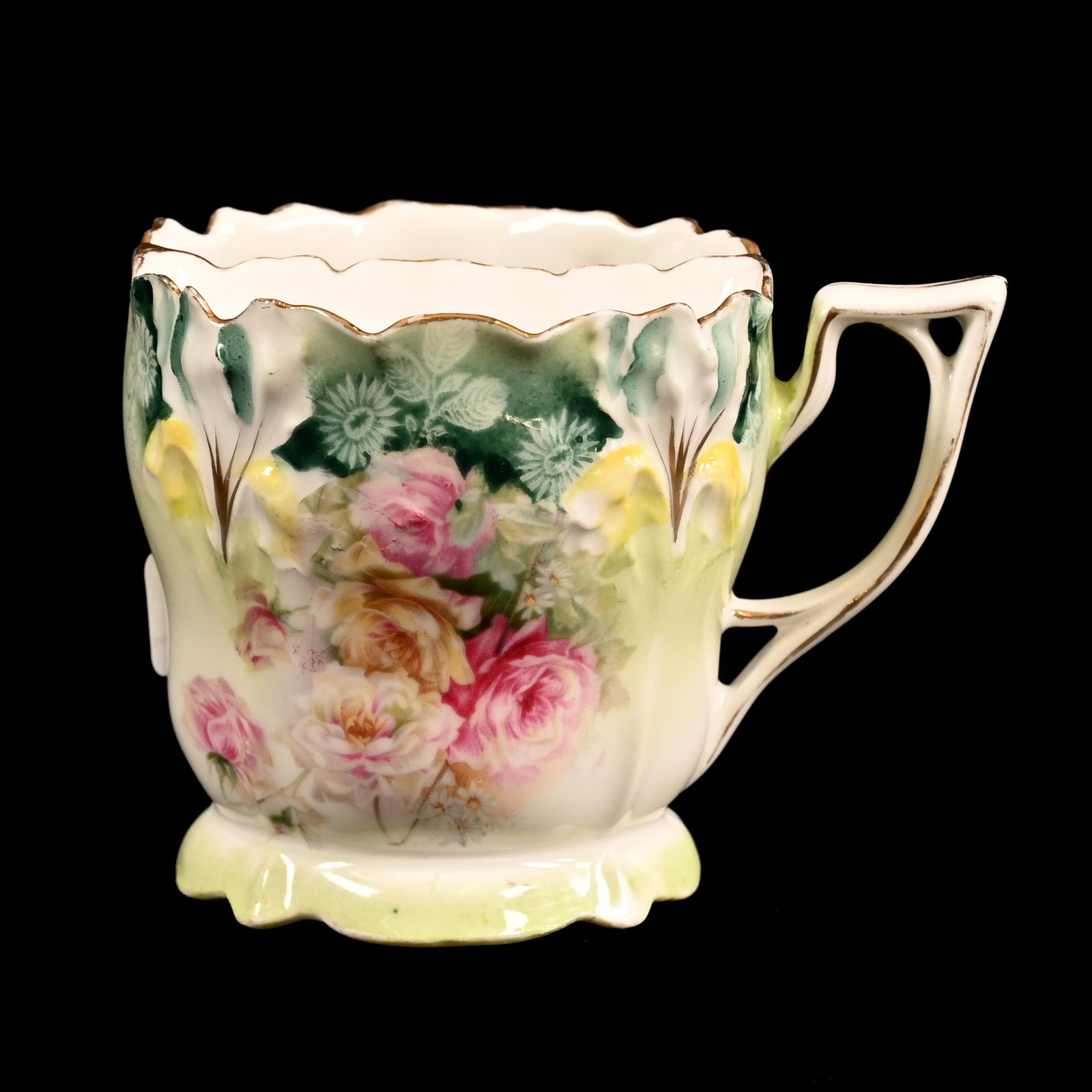 Shaving Mug Marked R.S. Prussia, Iris Mold (1 of 3)