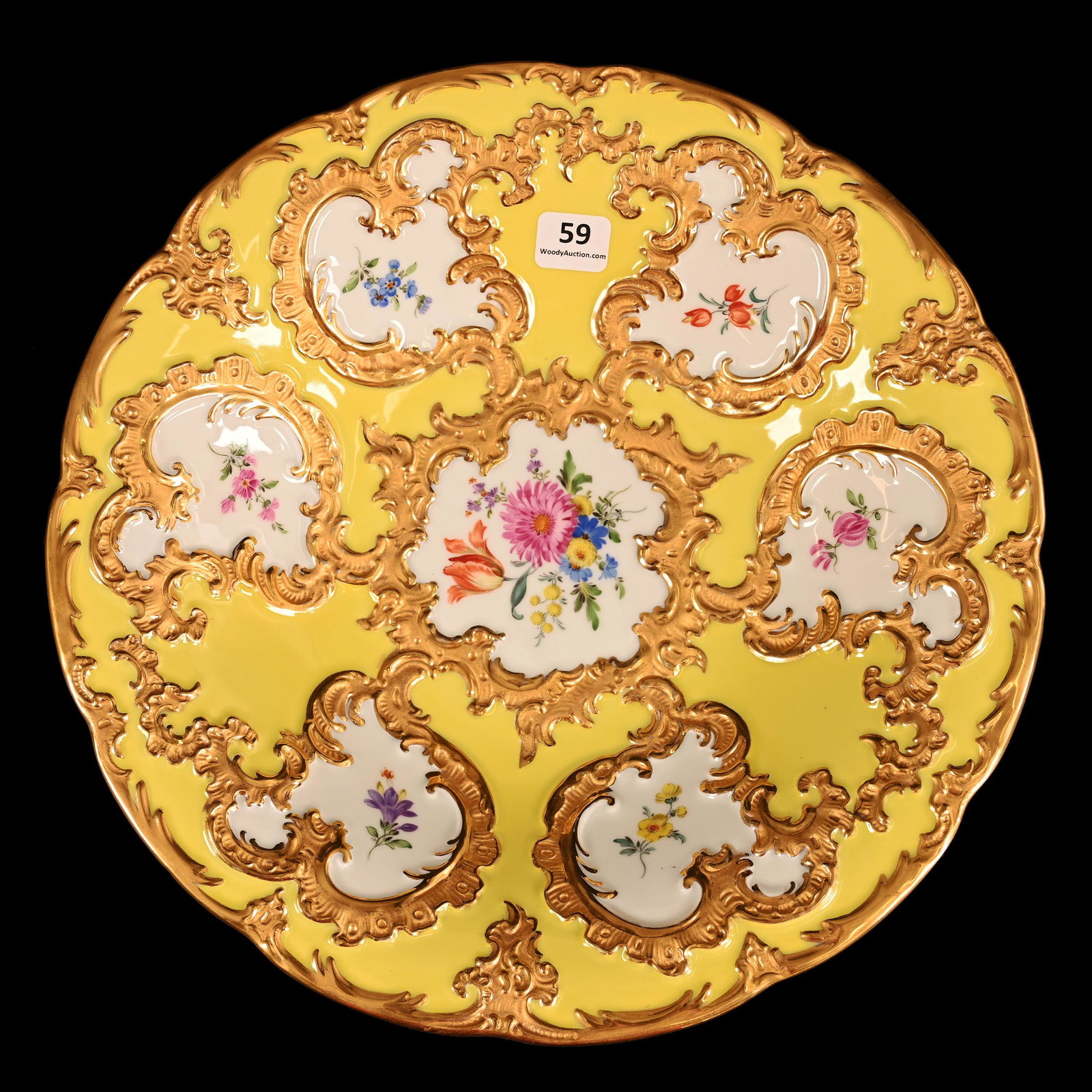 Plate/Low Bowl Marked Meissen (1 of 2)