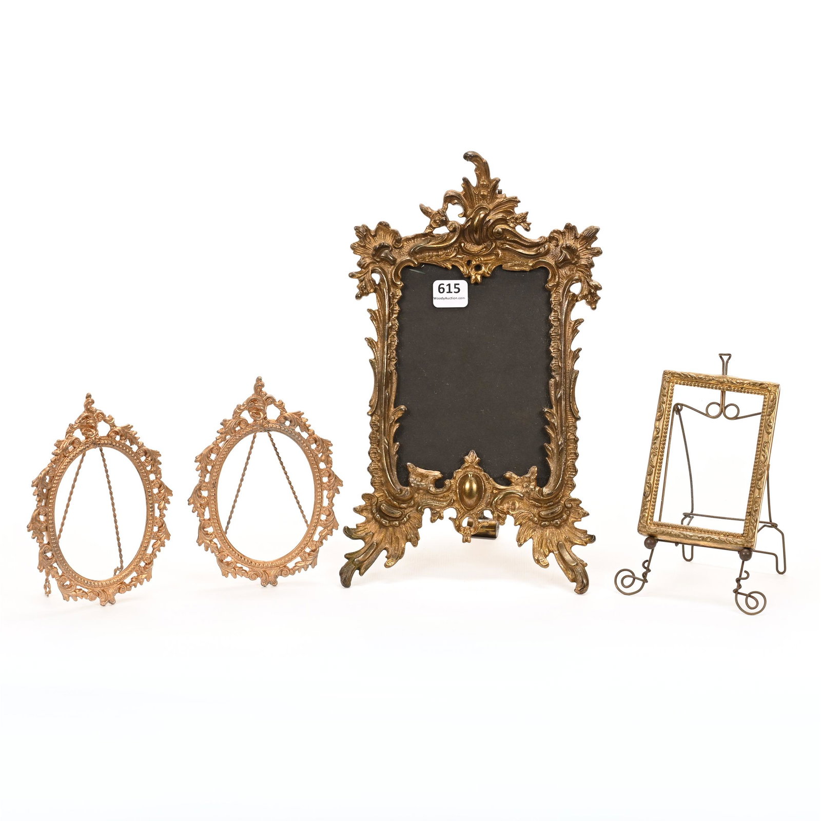 (4) Picture Frames, Gilt Metal (1 of 2)