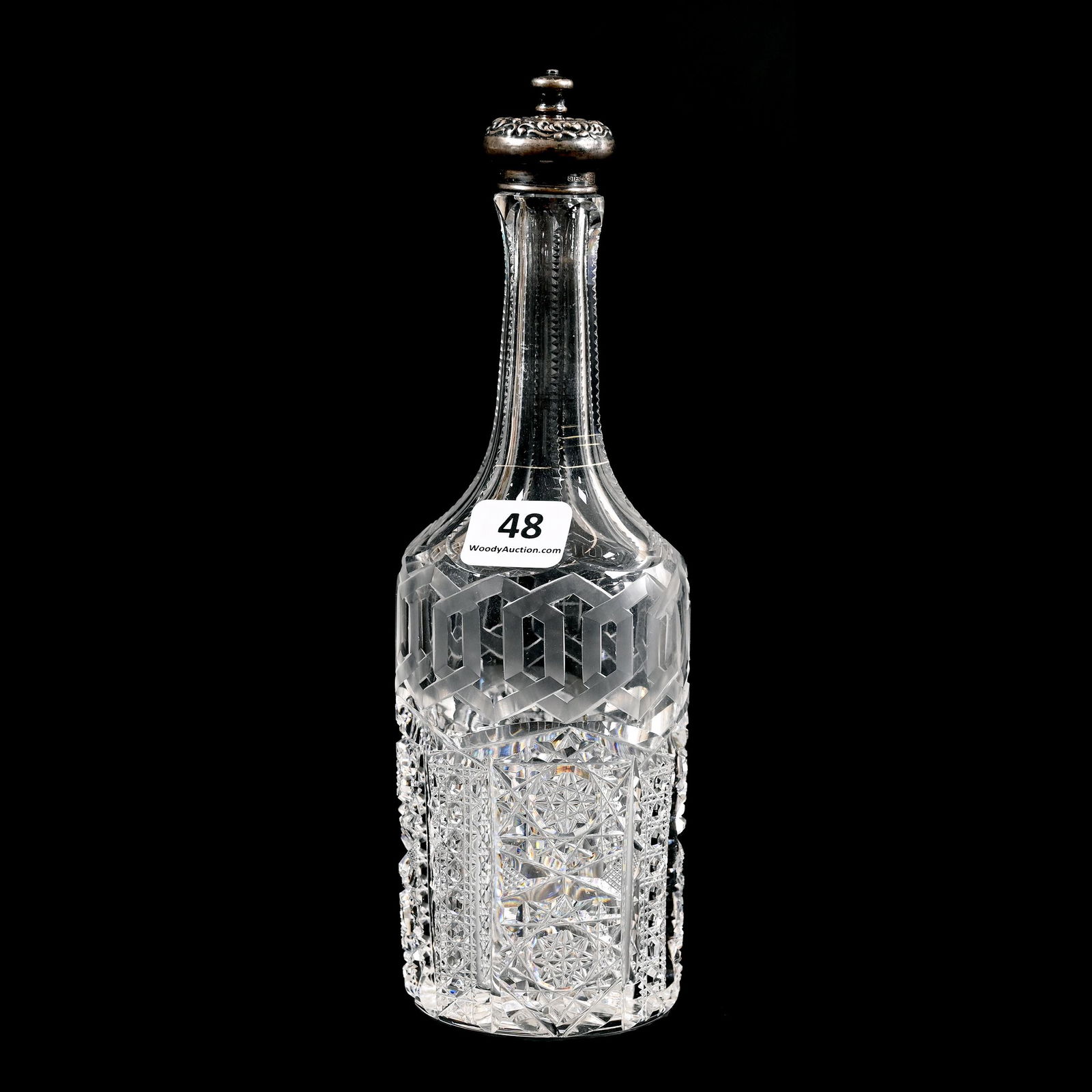 Sauce Bottle, ABCG, Alhambra Pattern By Meriden (1 of 5)