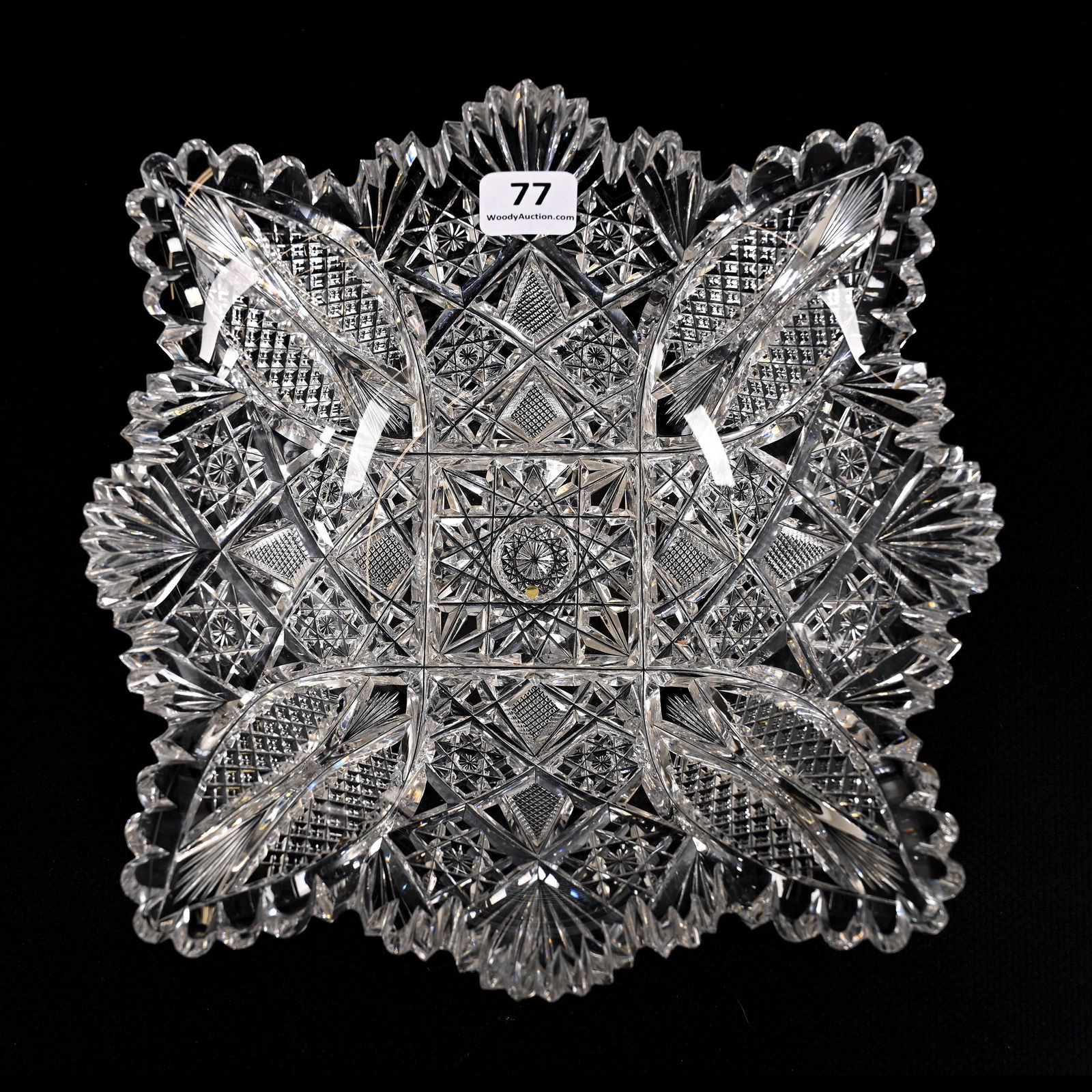 Square Bowl, ABCG, Signed Hawkes (1 of 3)