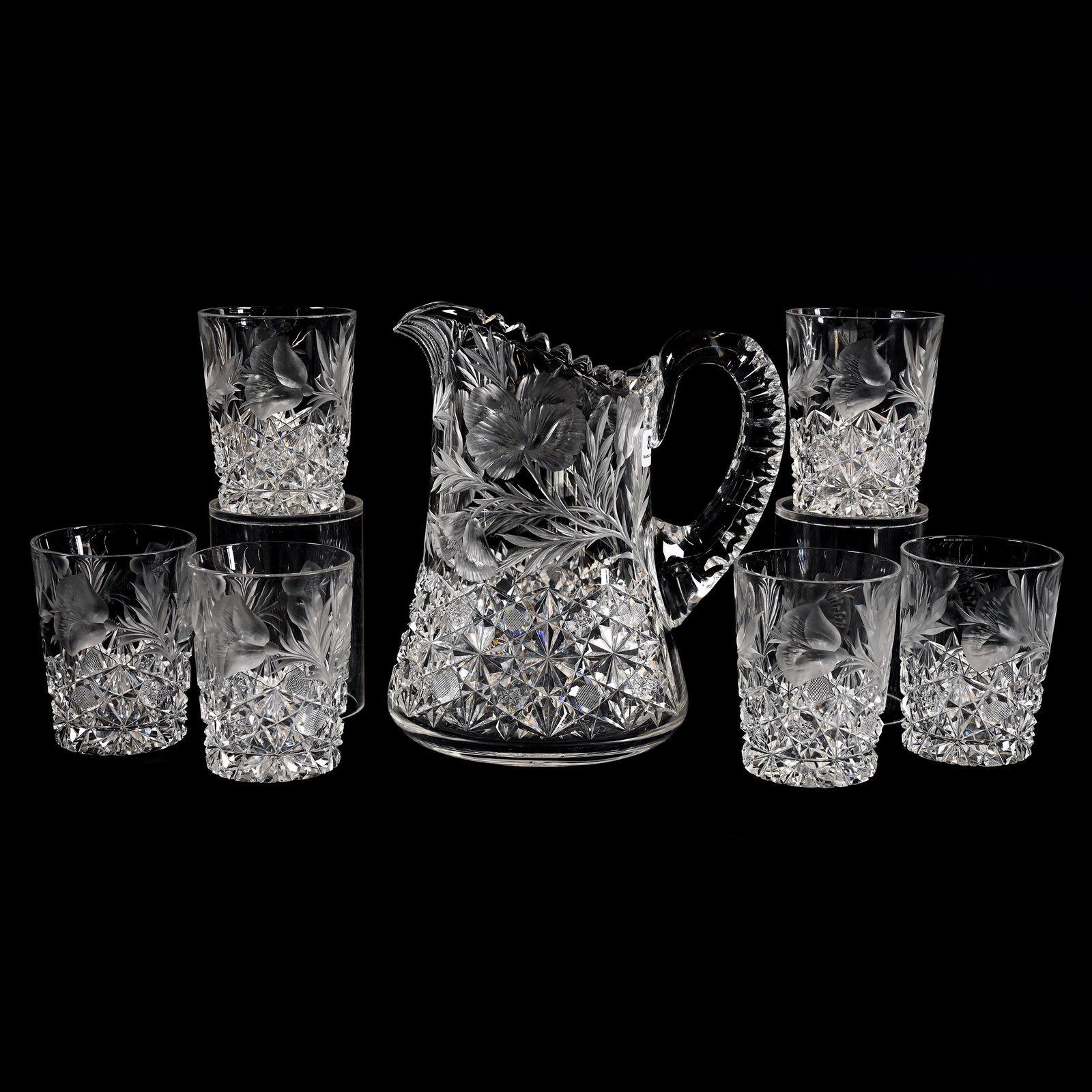 Water Set, ABCG, Signed Tuthill Poppy With Russian Band (1 of 4)