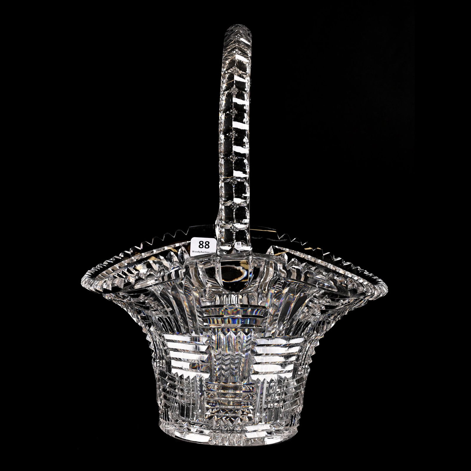 Easter Basket, American Brilliant Cut Glass (1 of 4)