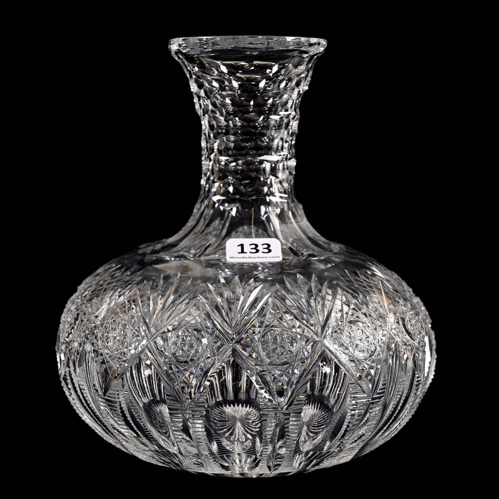 Water Carafe, ABCG, Signed Hawkes Brunswick Pattern (1 of 4)