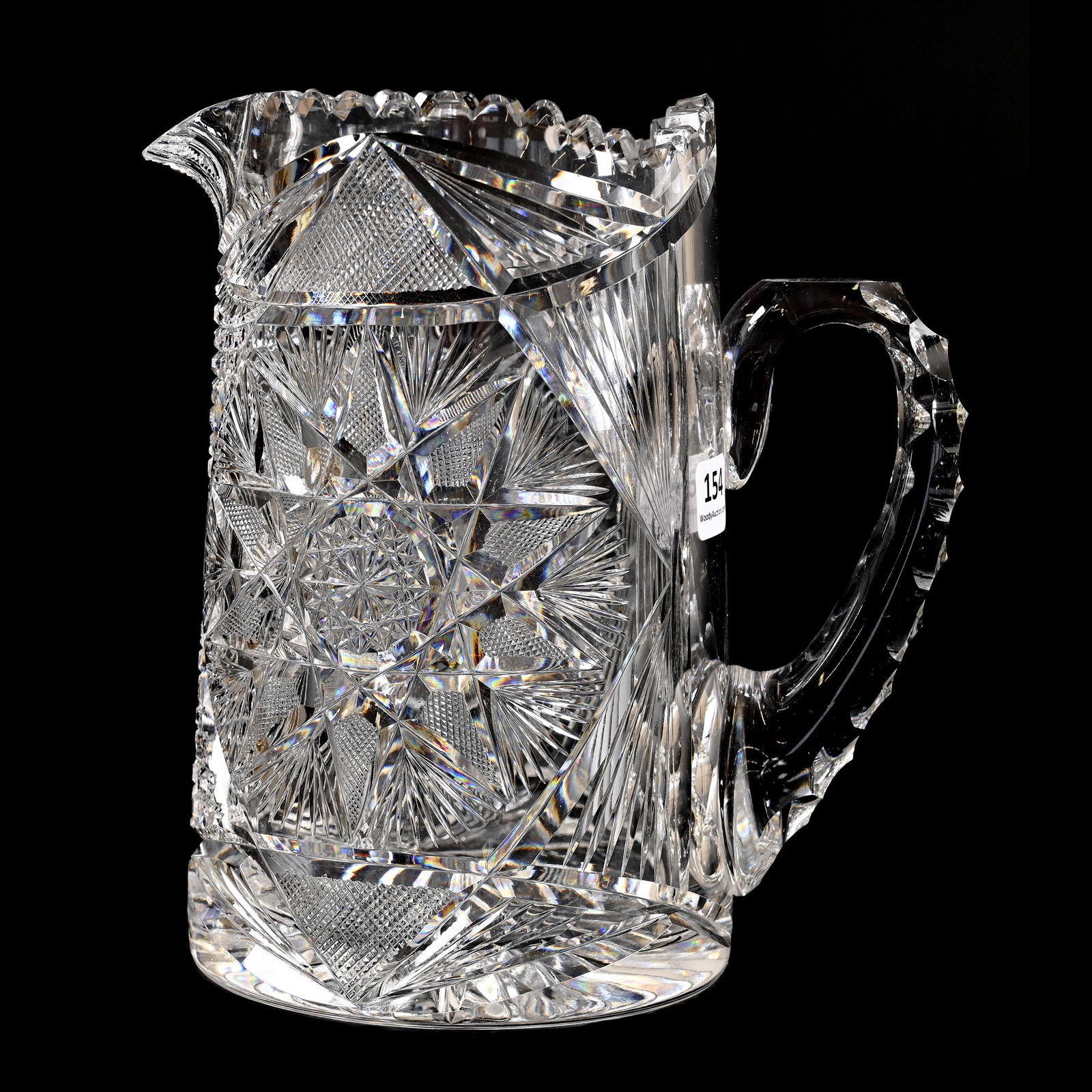 Water Pitcher, ABCG, Flashed Star By Meriden (1 of 4)