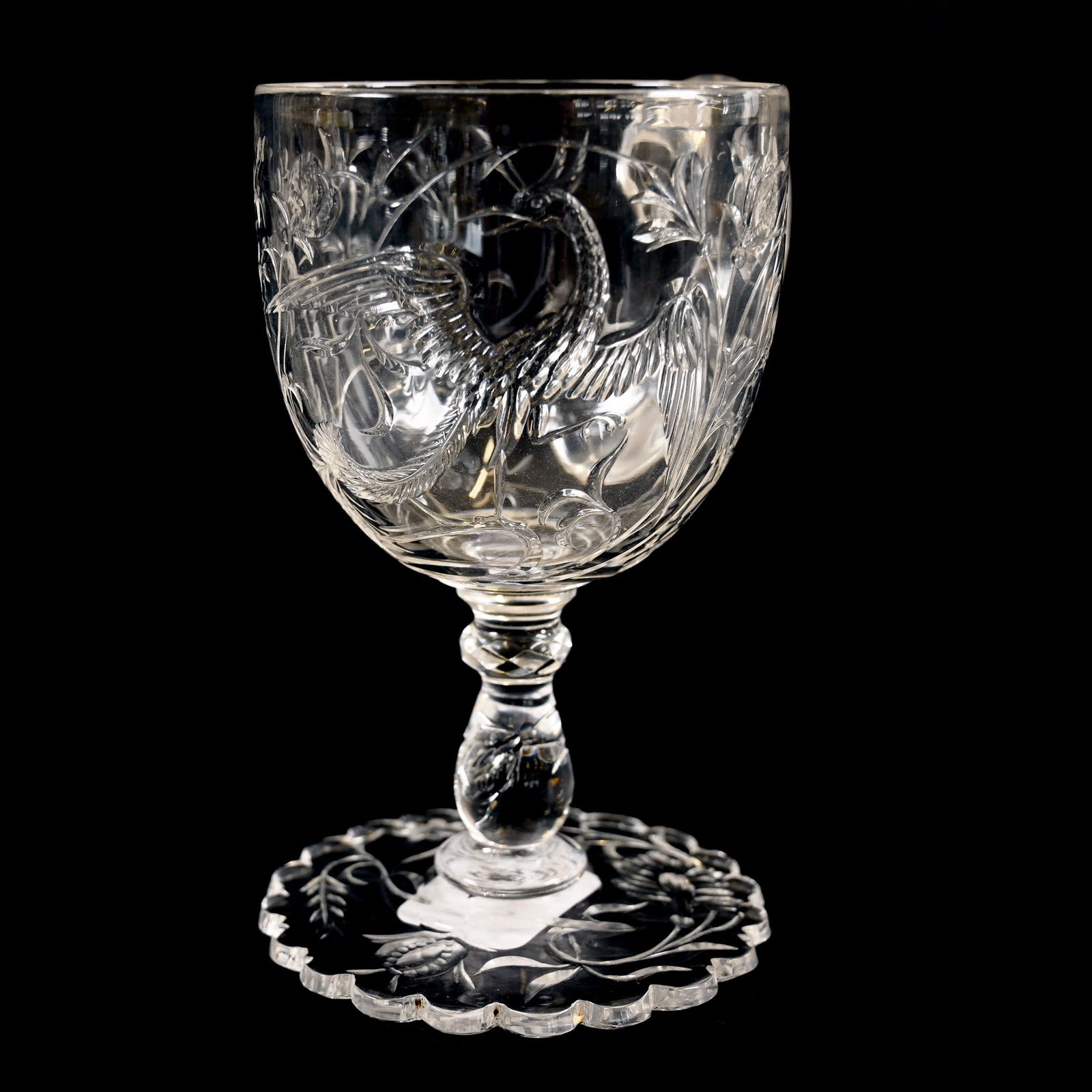 Pedestal Punch Cup, Brilliant Period Cut Glass (1 of 4)