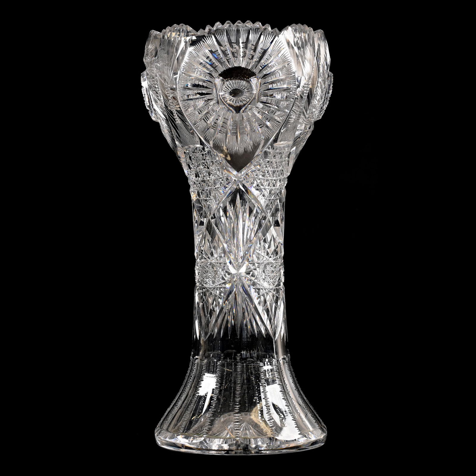 Massive Vase, American Brilliant Cut Glass (1 of 3)