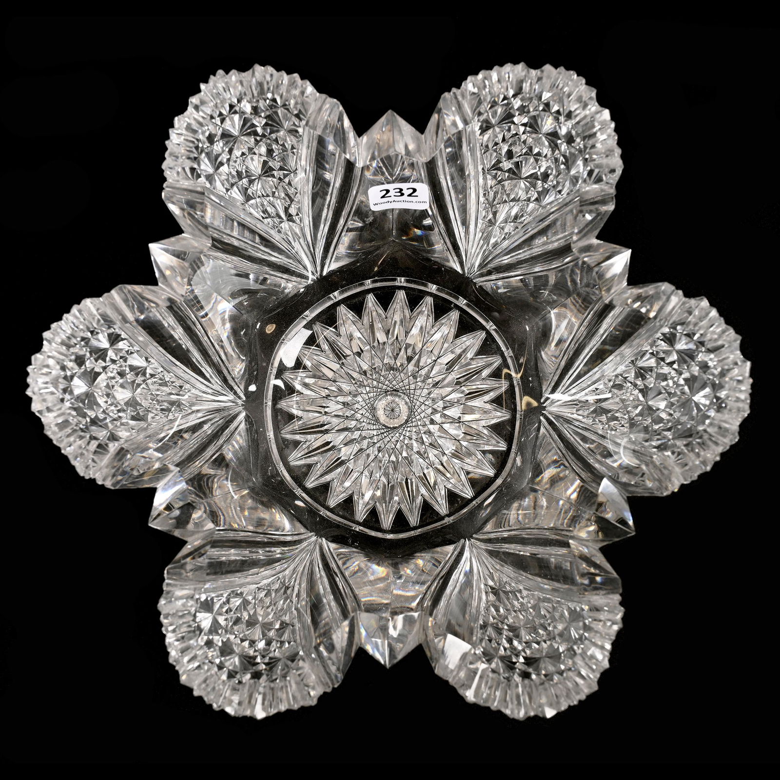 Bowl, Blown Mold, ABCG, Star Shape (1 of 4)