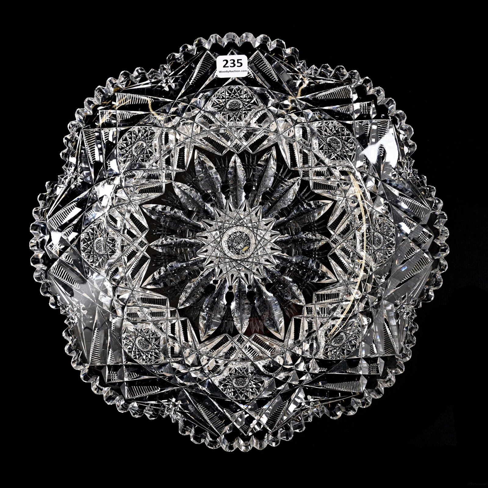 Round Tray, ABCG, Signed Libbey Regis Pattern (1 of 4)