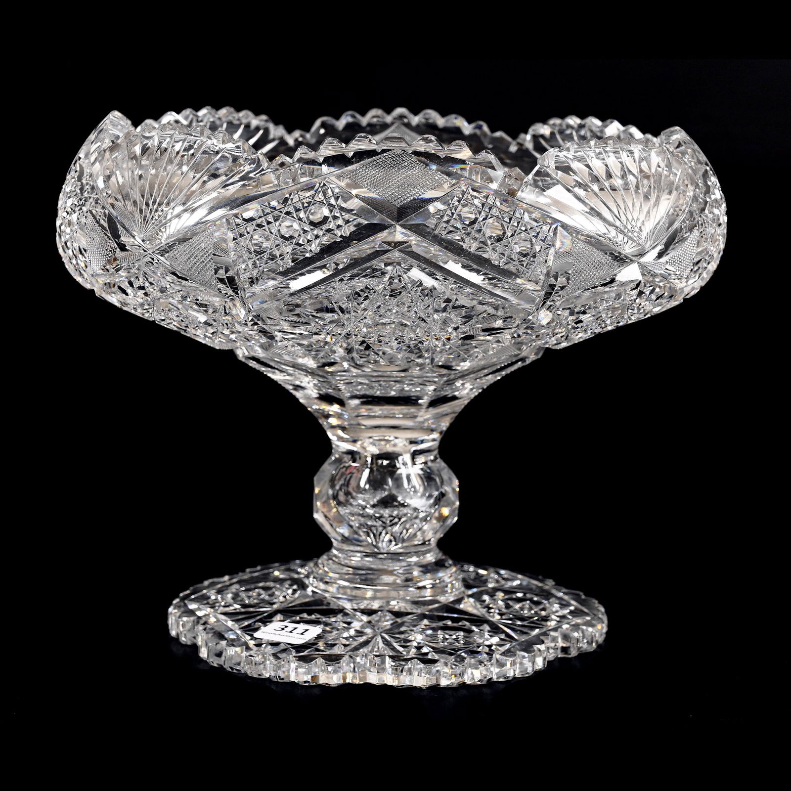 Pedestal Centerpiece, Rolled Rim, ABCG (1 of 4)