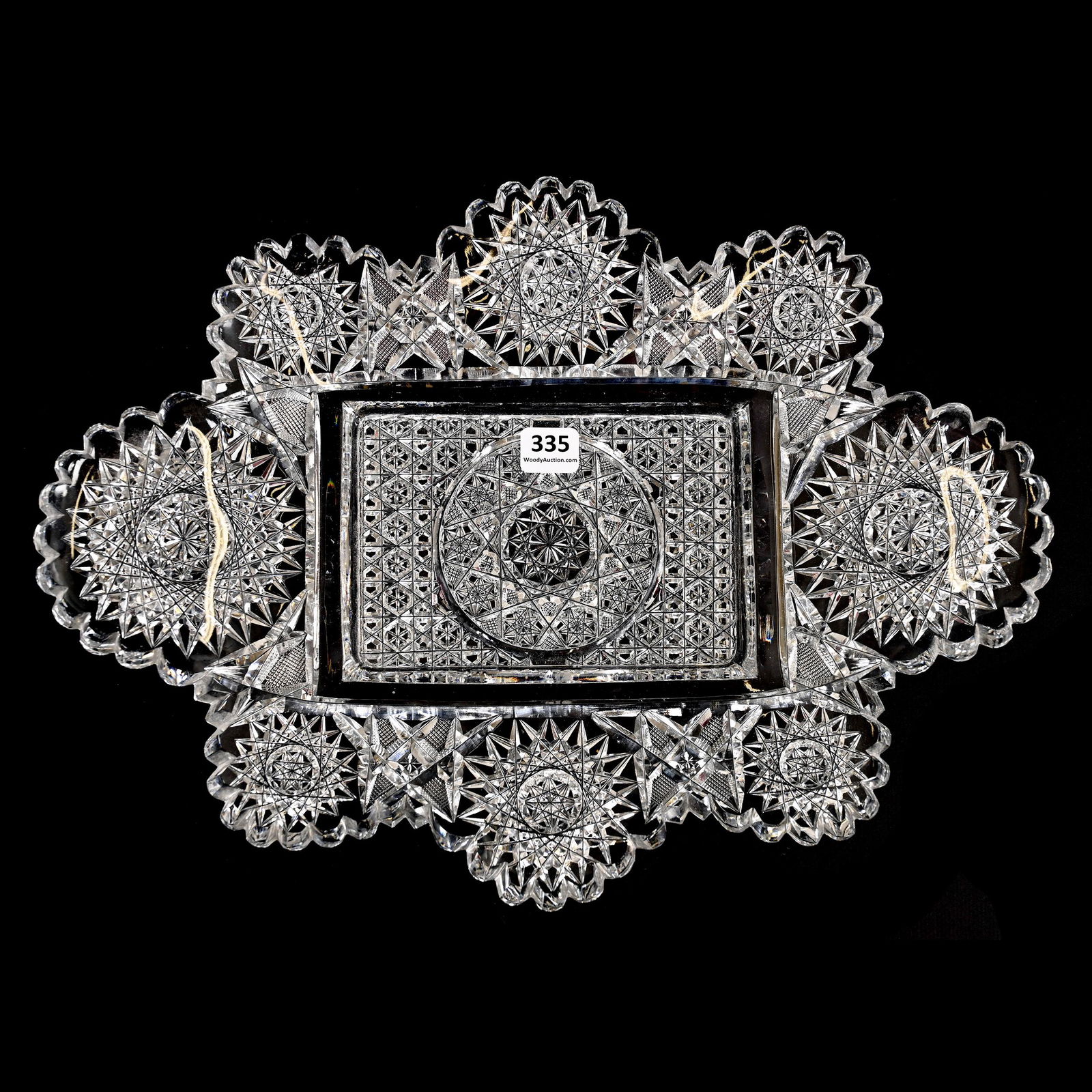 Ice Cream Tray, ABCG, Blown Mold Arcadia Pattern (1 of 3)