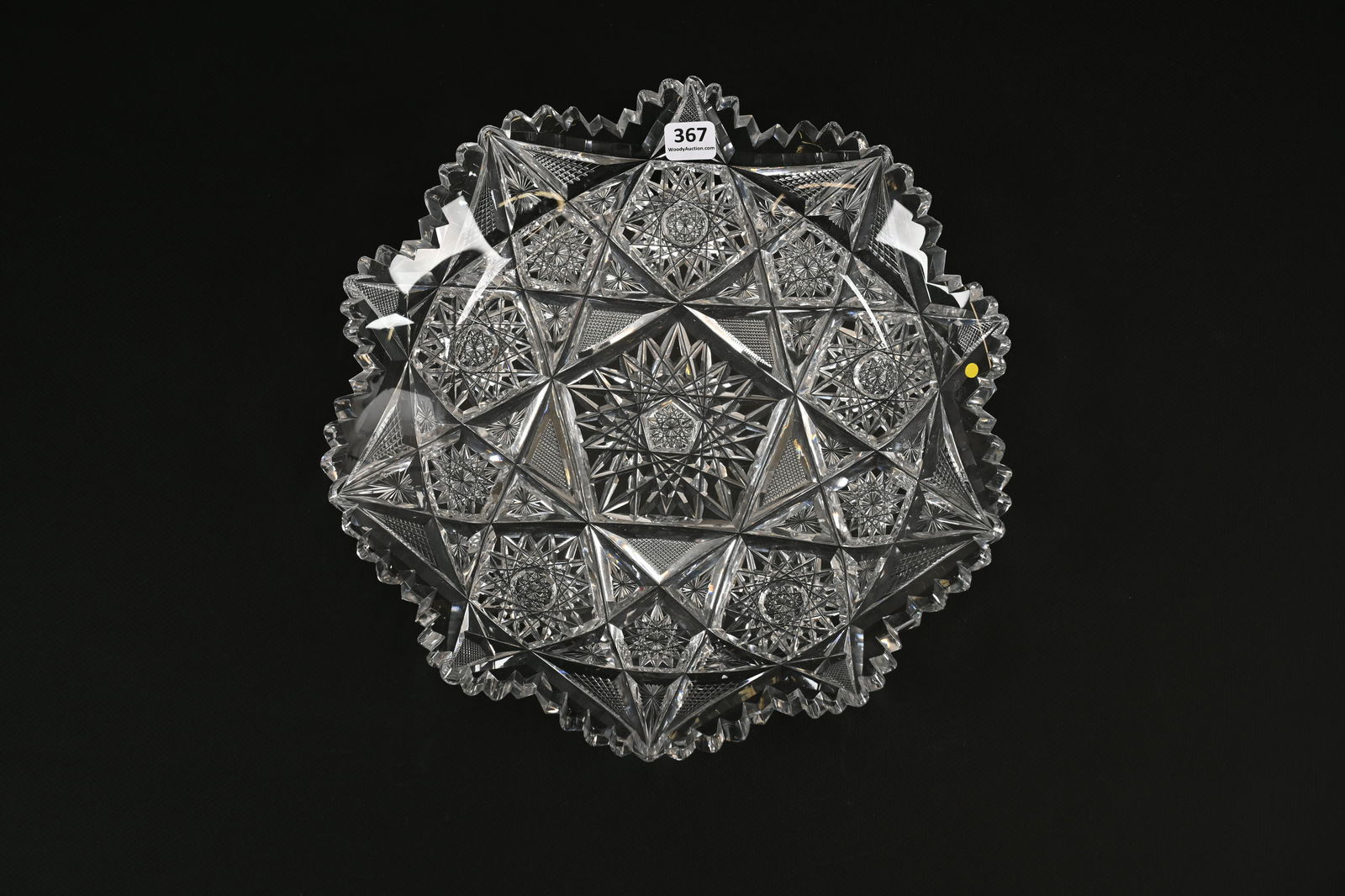 Round Tray, ABCG, Signed Libbey Colonna Pattern (1 of 4)