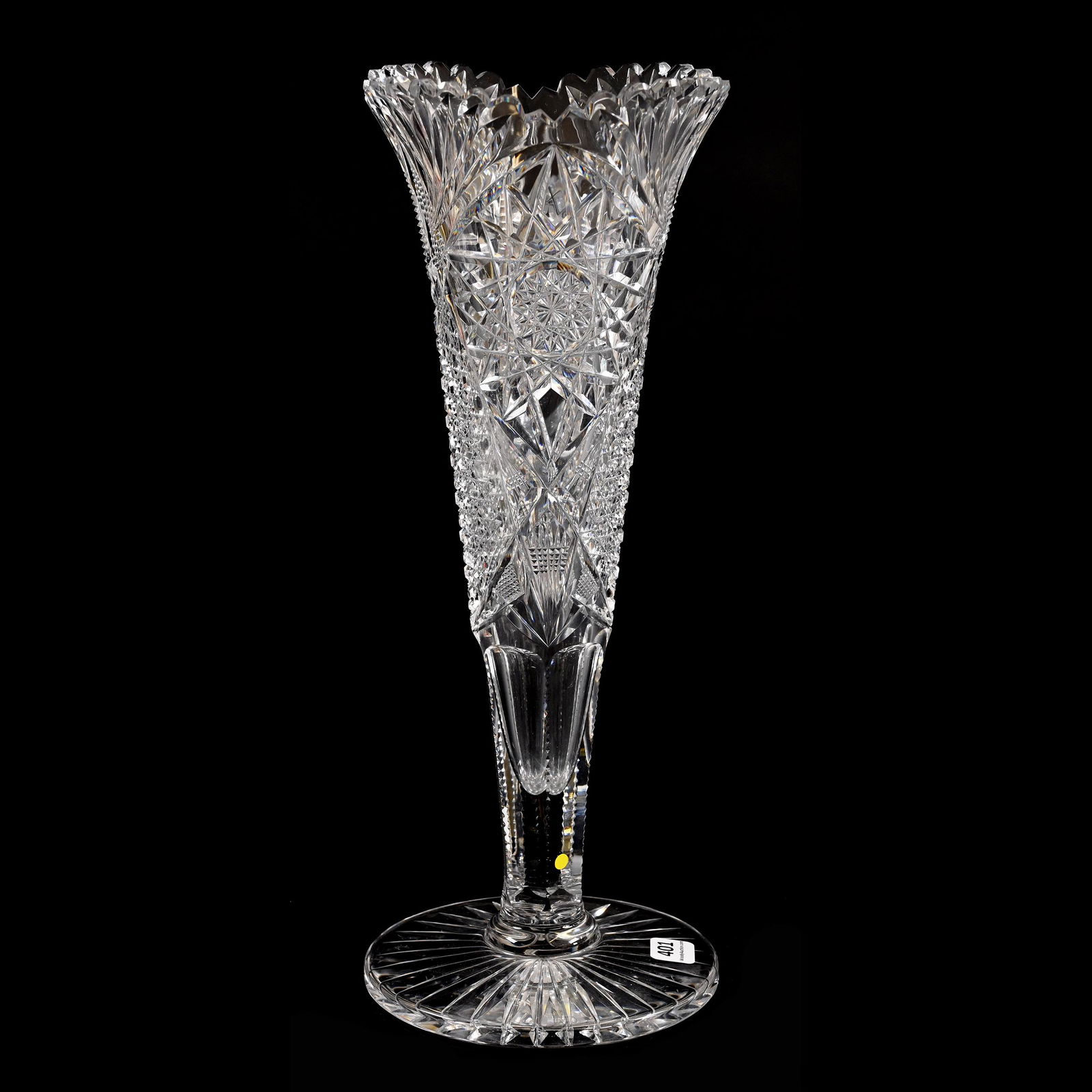 Trumpet Vase, ABCG, Signed Libbey (1 of 4)