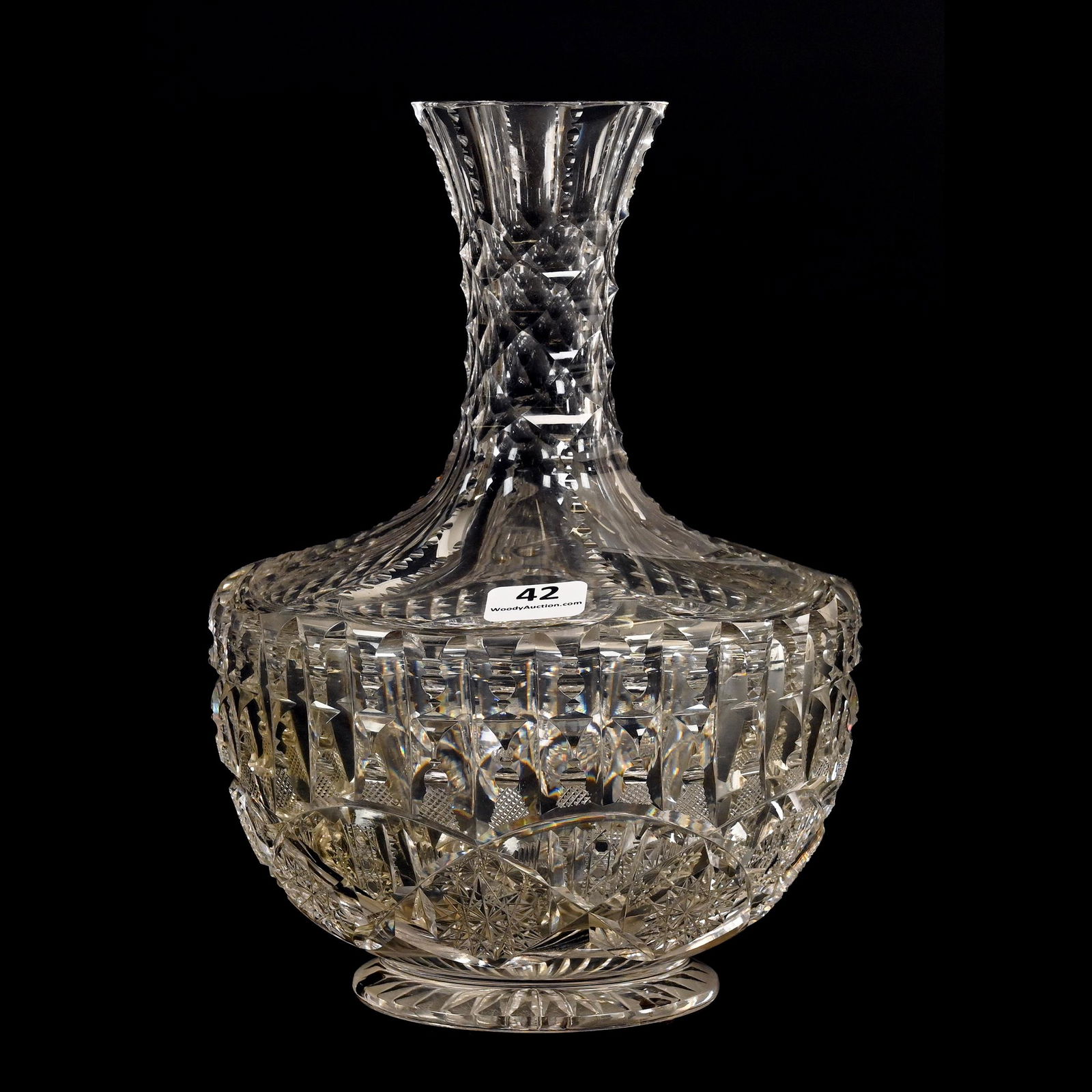 Water Carafe, ABCG, Signed Libbey Ellsmere Pattern (1 of 3)