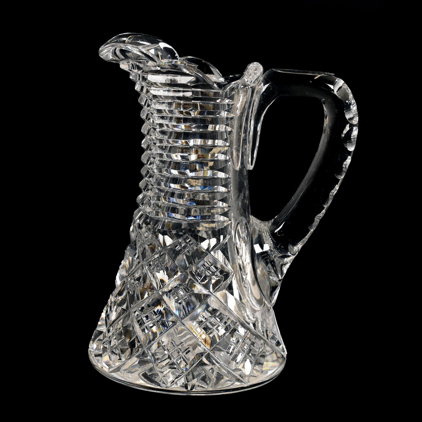 Miniature Tankard, American Brilliant Cut Glass (1 of 3)