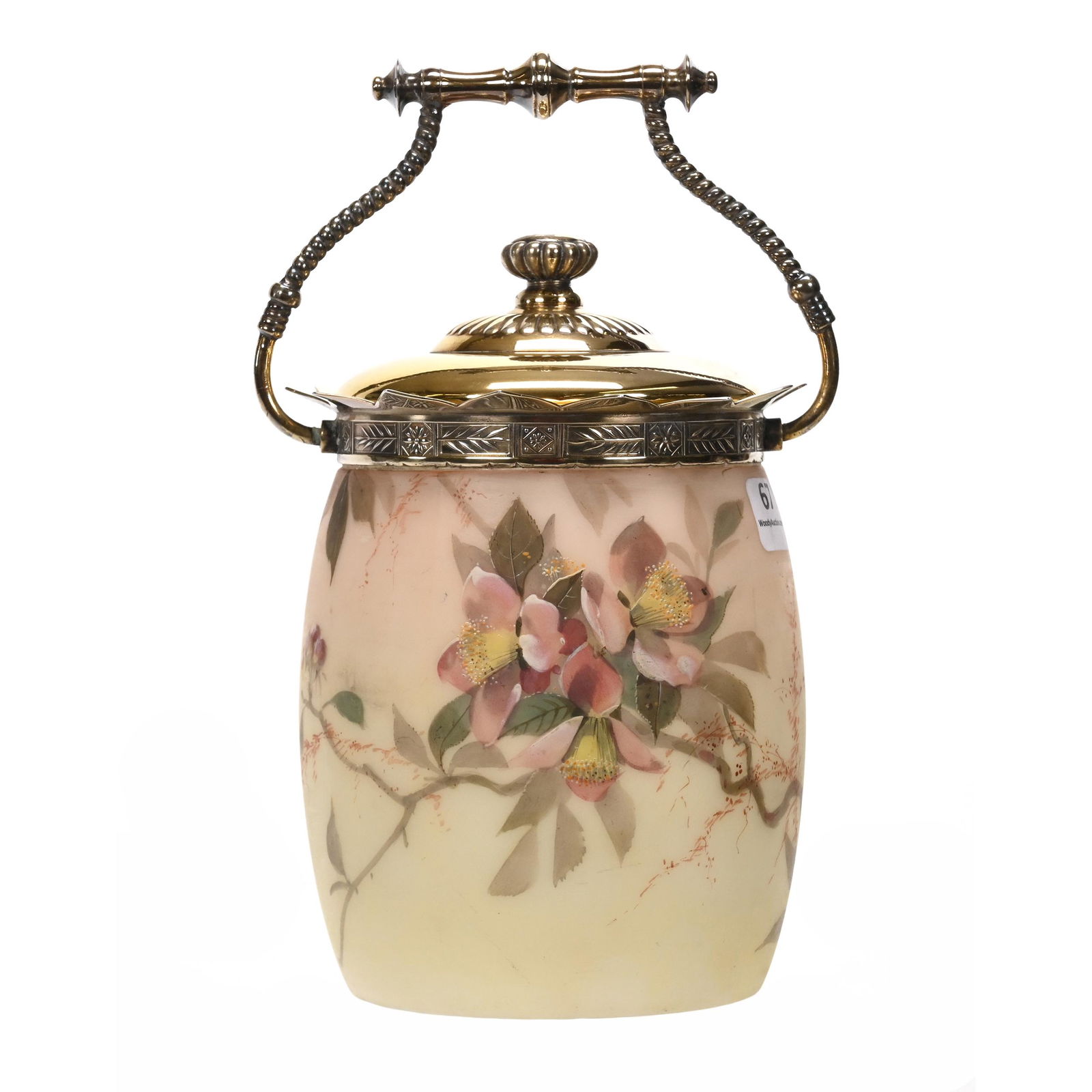 Biscuit Jar, Unmarked Mt. Washington Burmese (1 of 3)