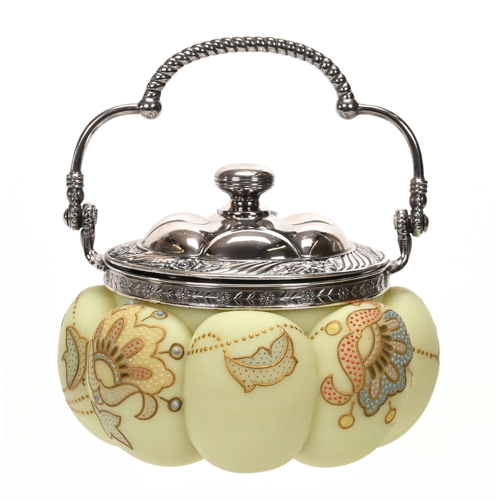 Sweetmeat, Unmarked Mt. Washington Art Glass (1 of 4)