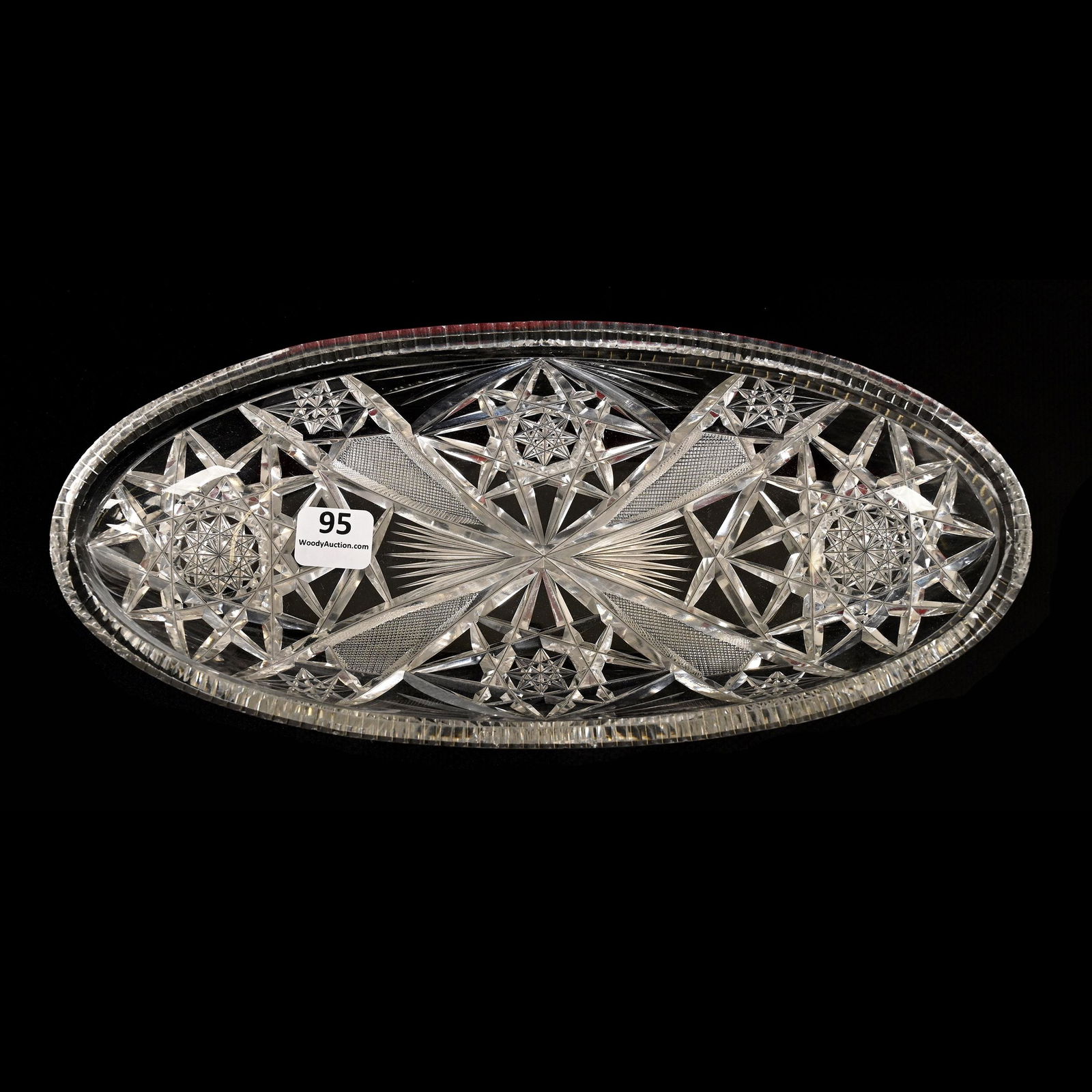 Celery Tray, American Brilliant Cut Glass, Signed (1 of 4)