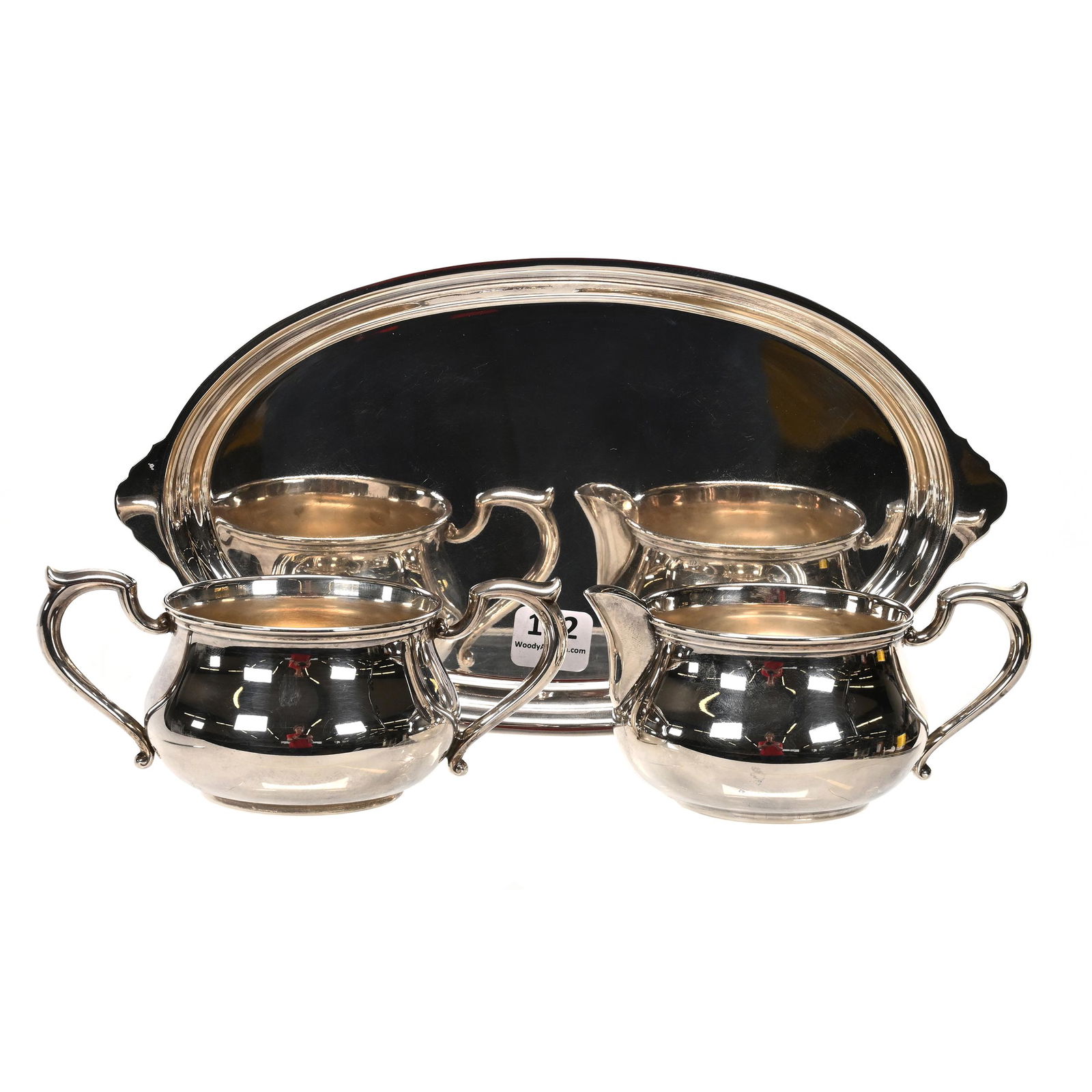 Three Piece Service Set Marked Kirk & Sons Sterling (1 of 3)