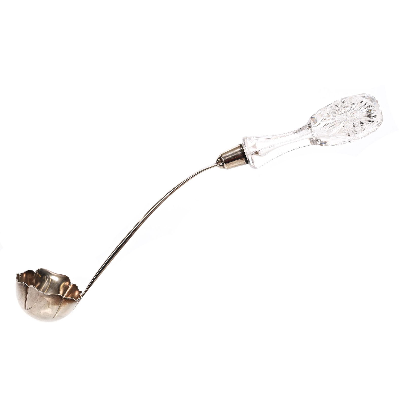 Punch Ladle, American Brilliant Cut Glass Handle (1 of 3)