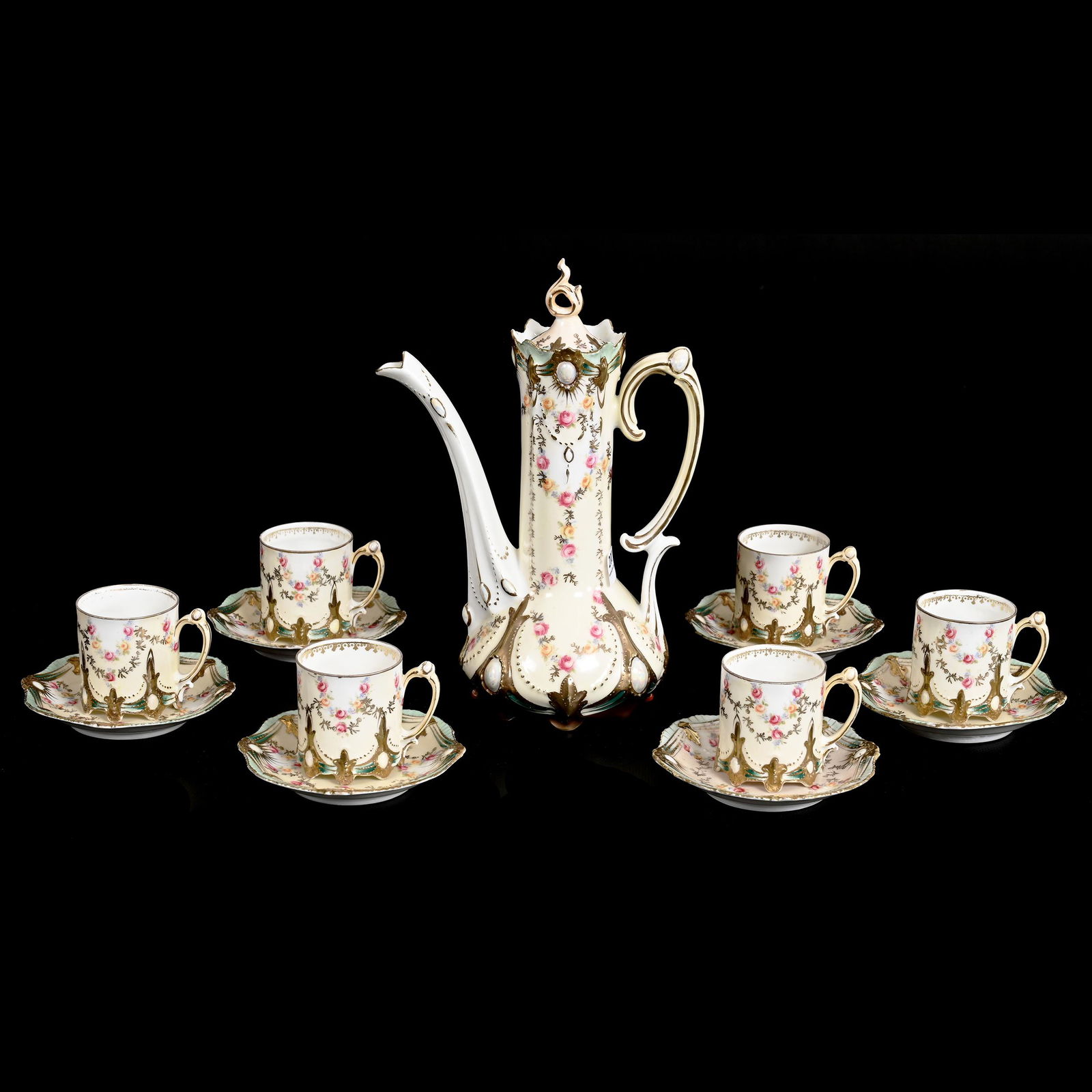 Demitasse Set Marked R.S. Prussia (1 of 5)