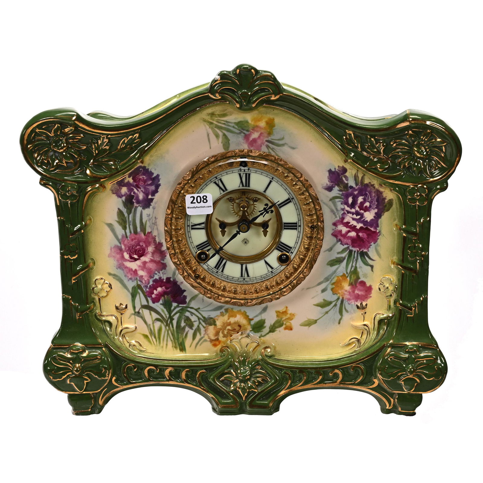 Clock, China Case Marked Royal Bonn (1 of 6)