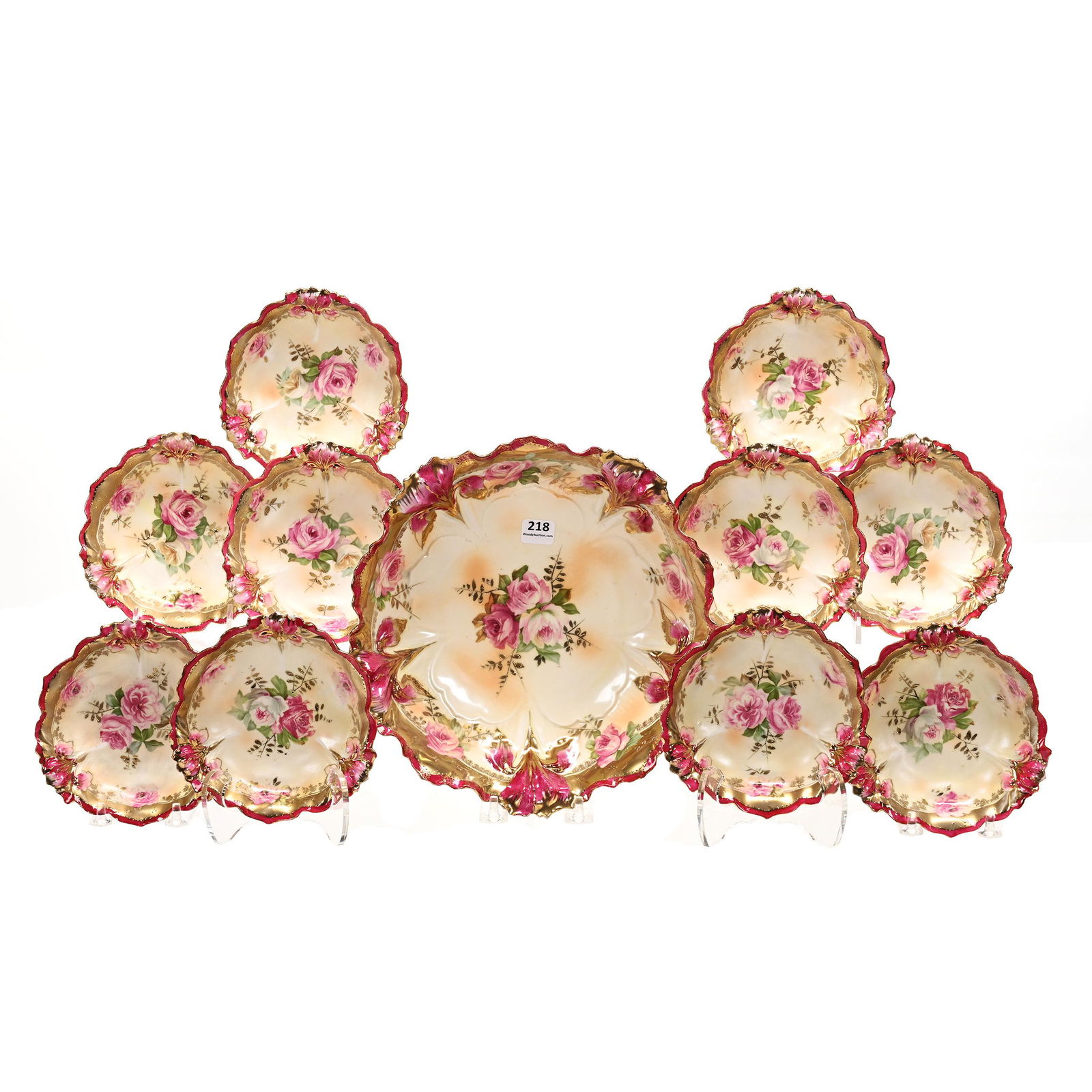 Berry Set Marked R.S. Prussia, Iris Mold (1 of 7)