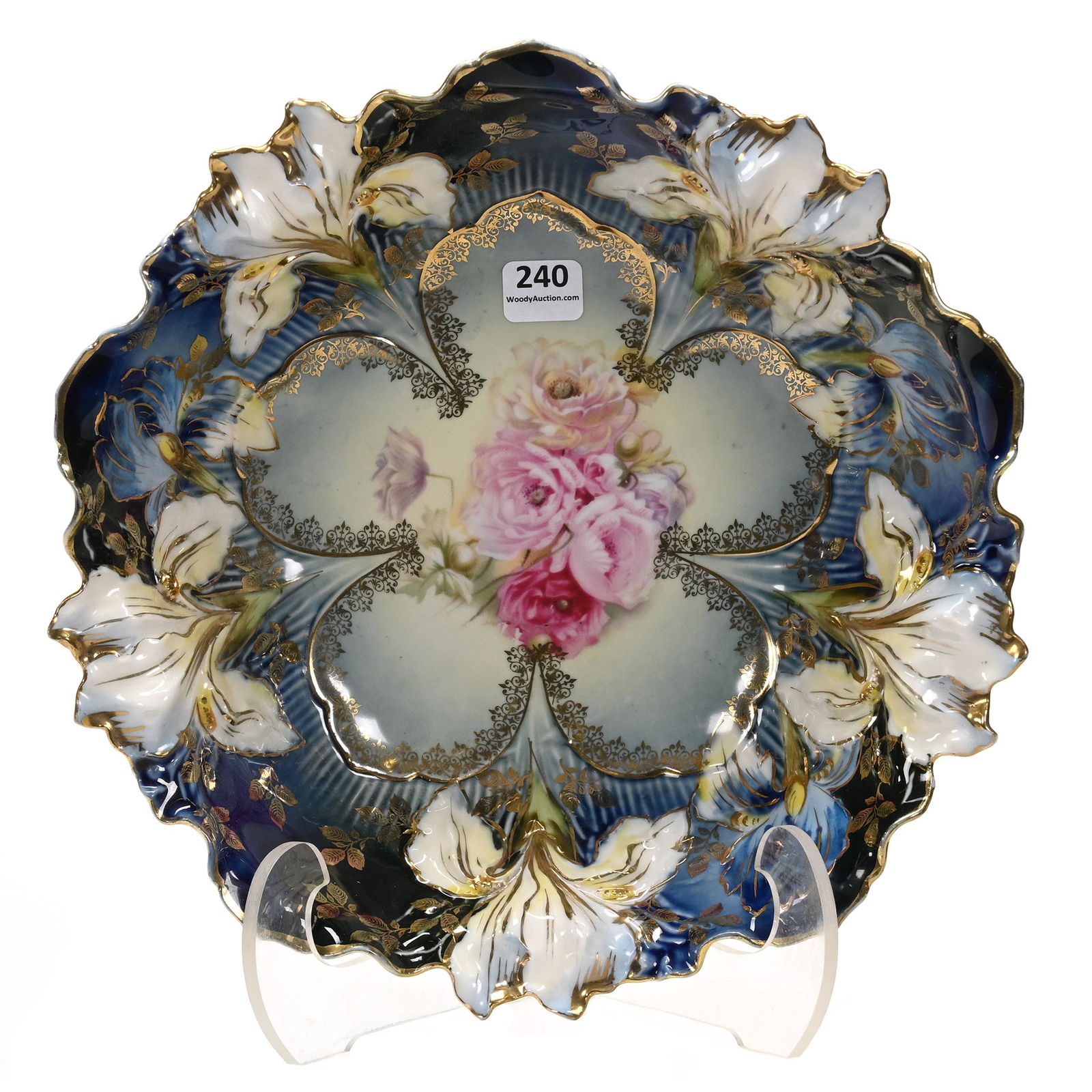 Bowl Marked R.S. Prussia, Iris Mold (1 of 2)