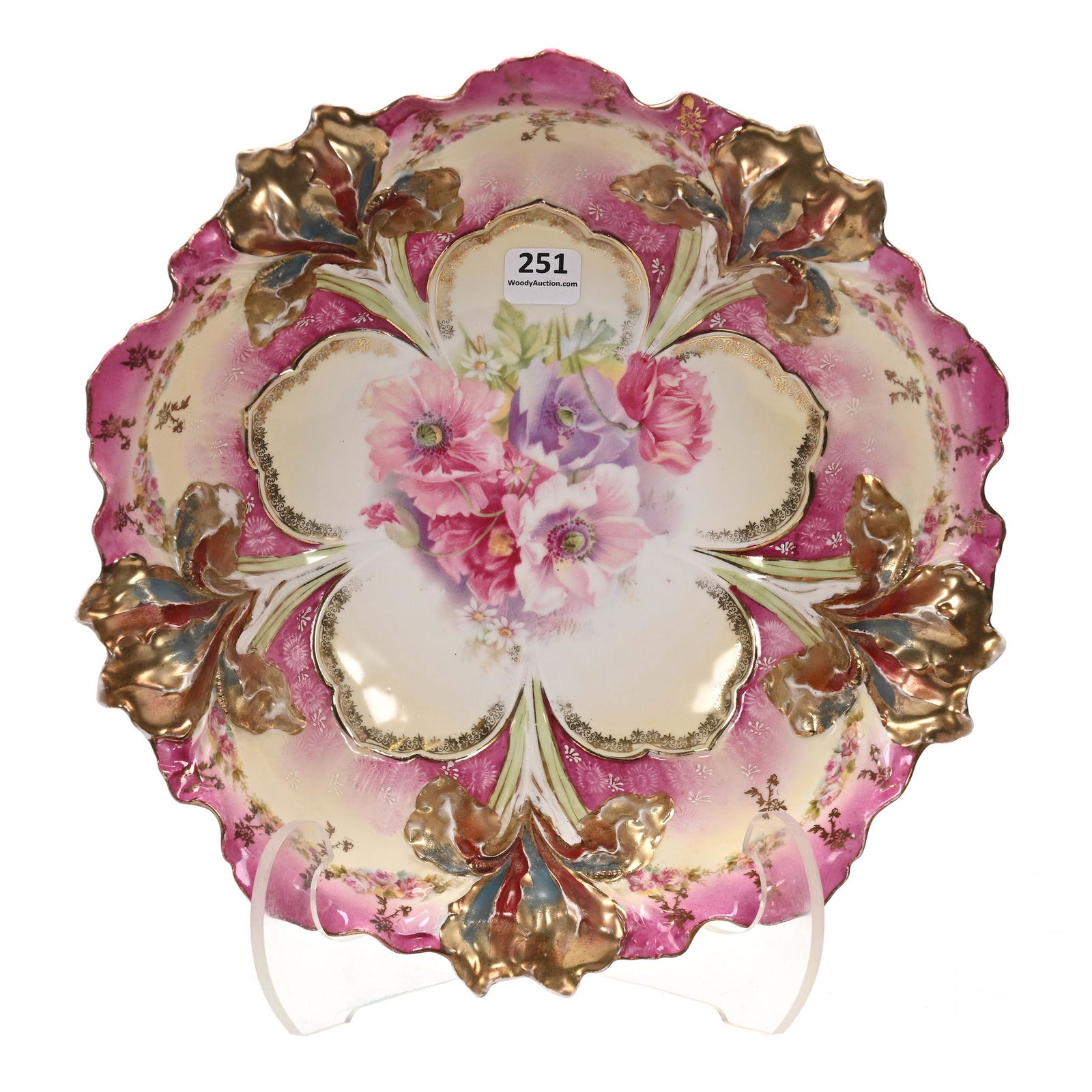 Bowl Marked R.S. Prussia, Iris Mold (1 of 2)