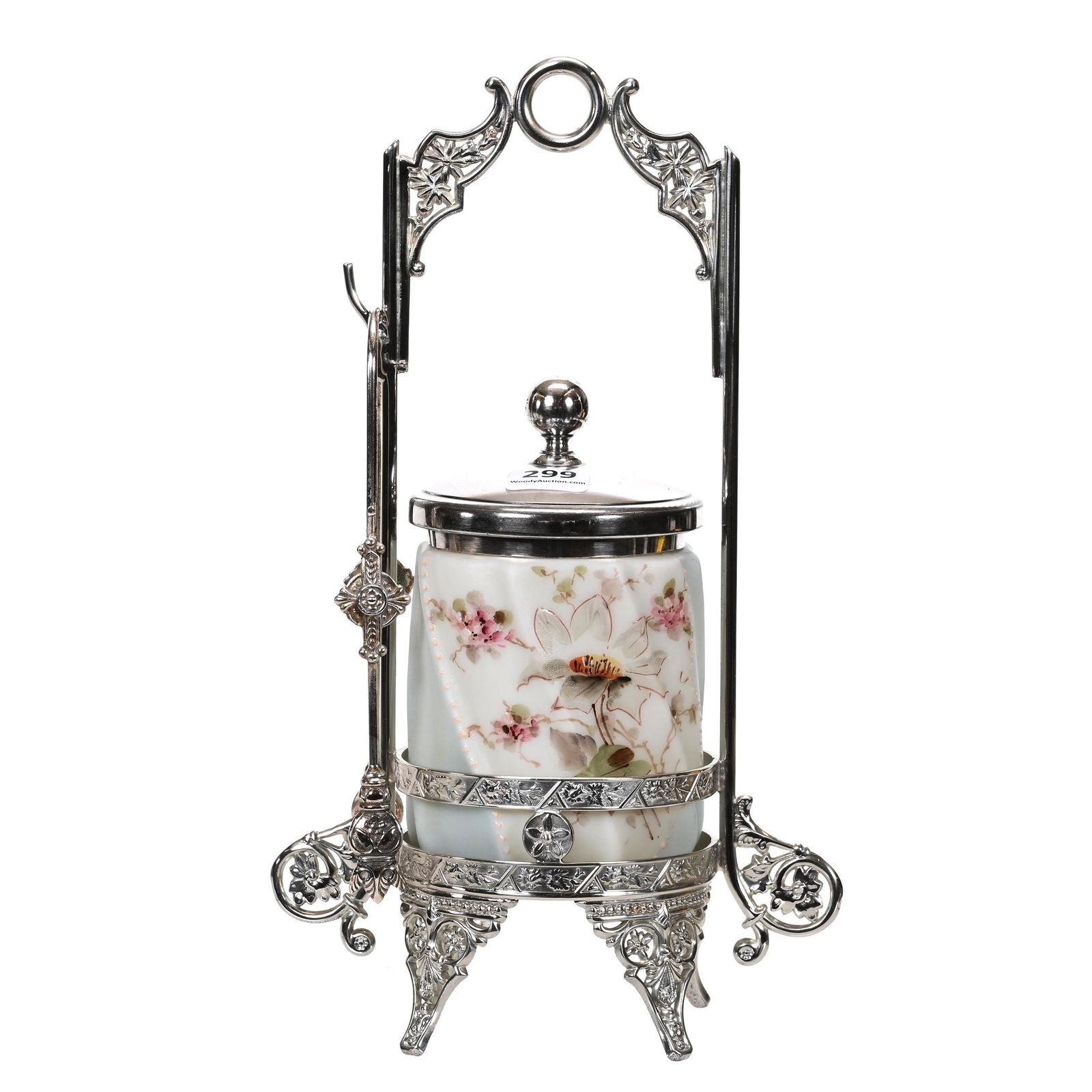 Victorian Pickle Castor, Unmarked Wave Crest Insert (1 of 4)