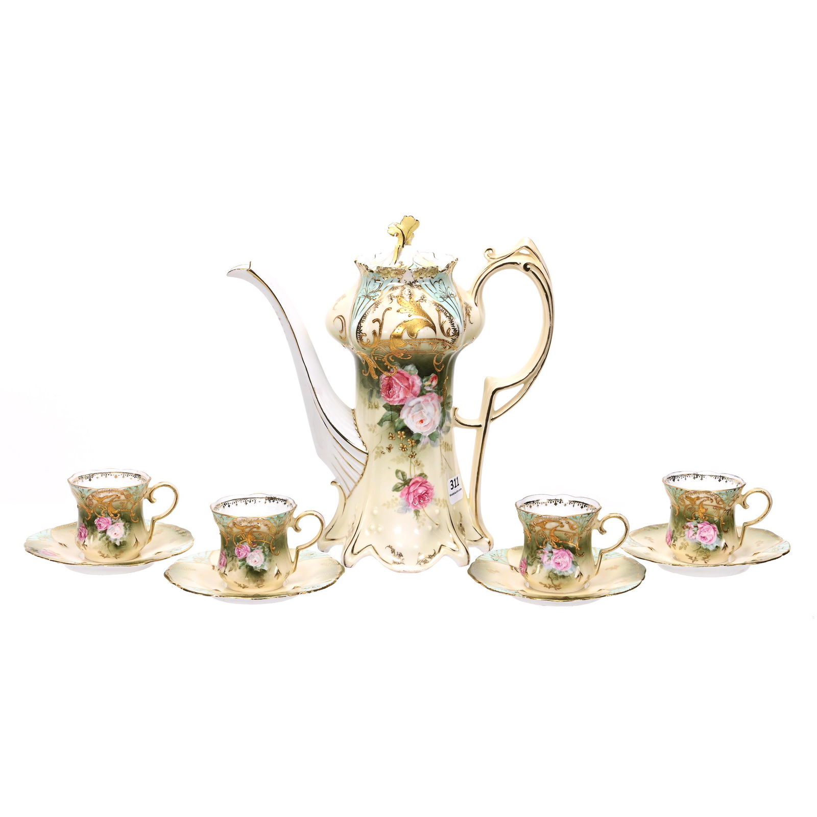 Demitasse Set Marked R.S. Prussia (1 of 4)